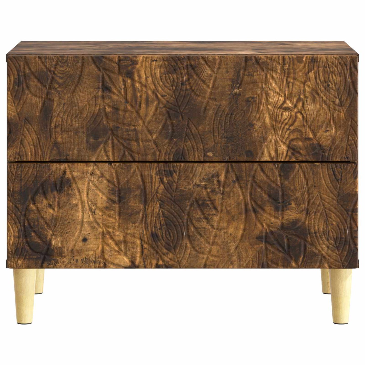 Nattbord Røkt Eik 62 x 34,5 x 48 cm Konstruert tre