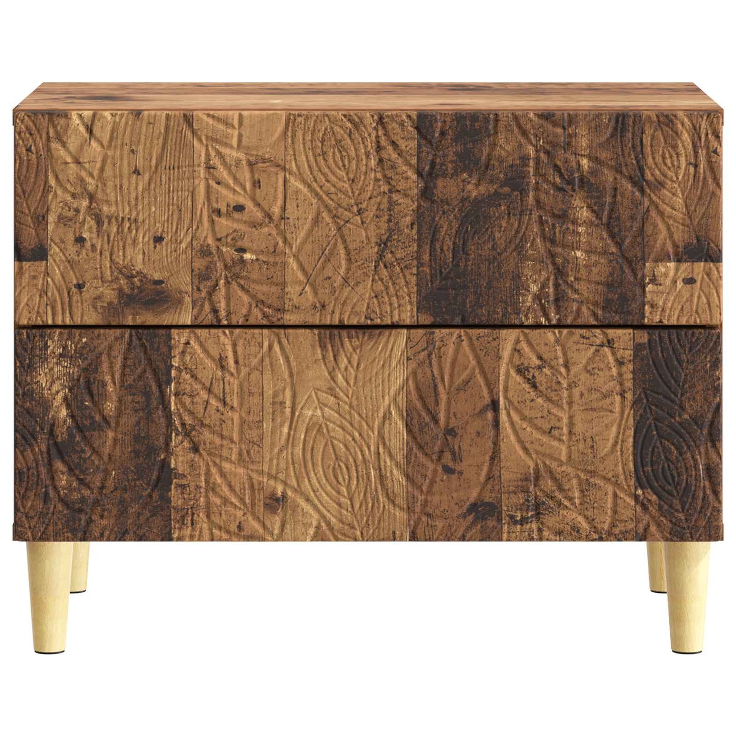 Nattbord Gammelt tre 62 x 34,5 x 48 cm Konstruert tre