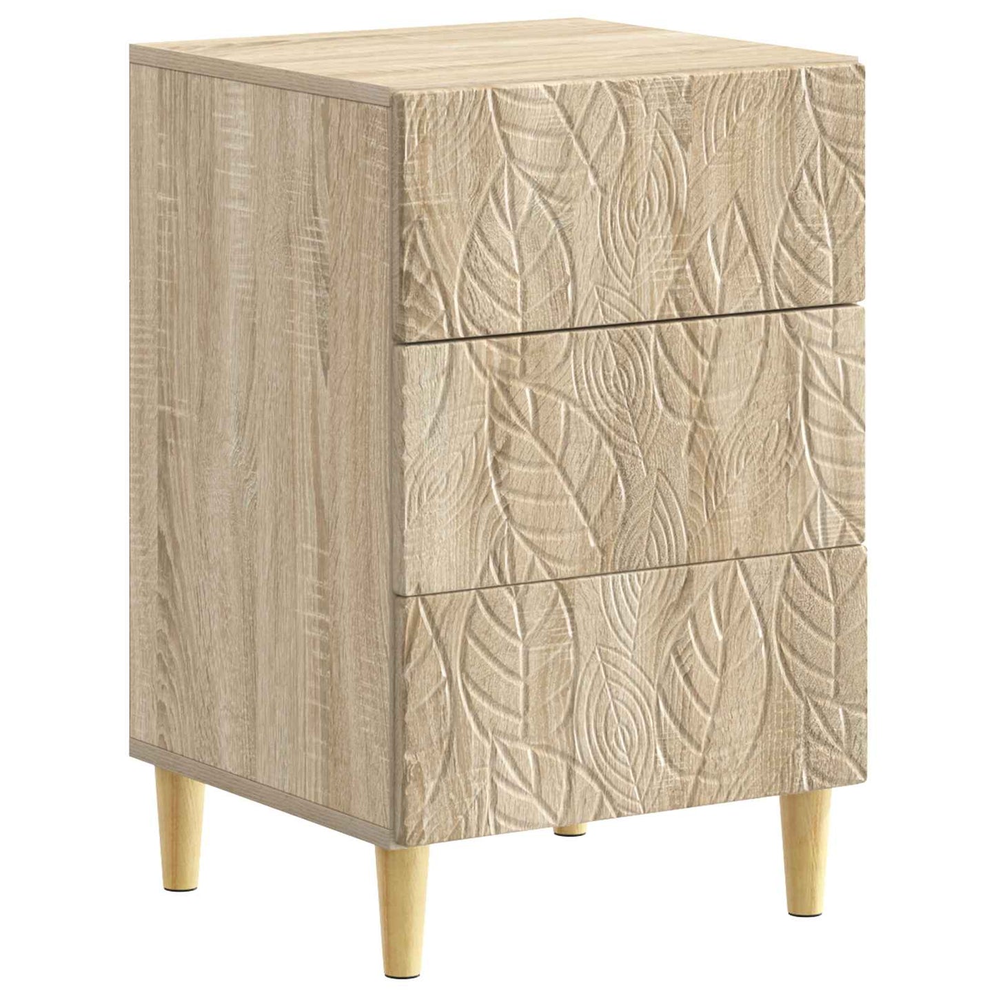 Nattbord Sonoma eik 43 x 39,5 x 66,5 cm Konstruert tre