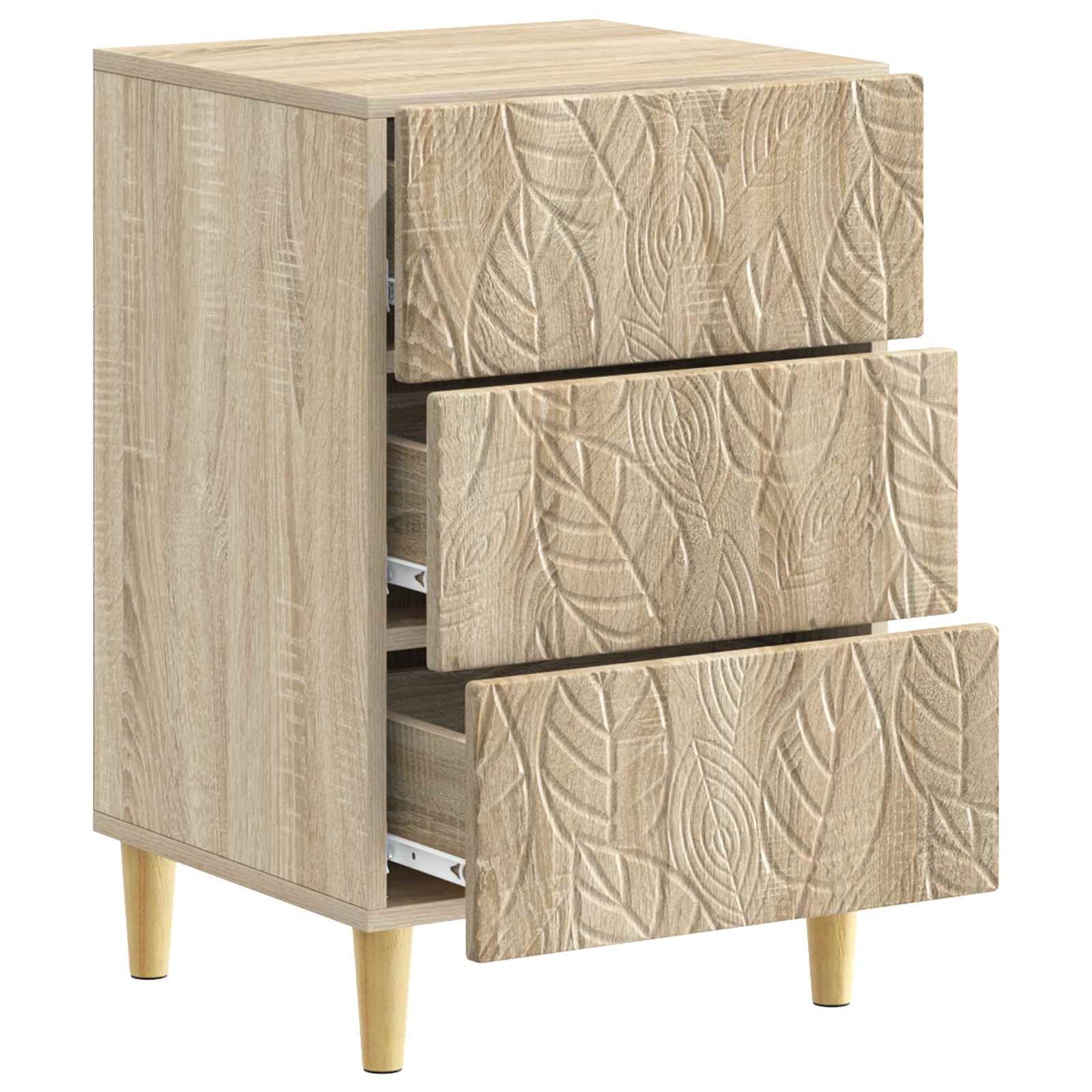 Nattbord Sonoma eik 43 x 39,5 x 66,5 cm Konstruert tre