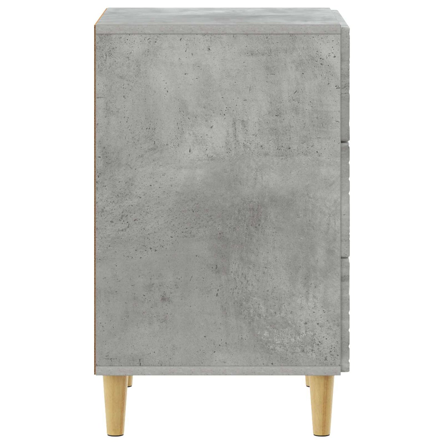 Nattbord Betonggrå 43 x 39,5 x 66,5 cm Konstruert tre
