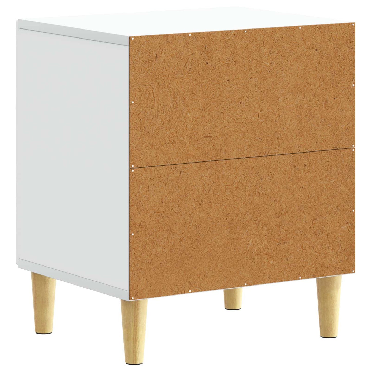 Nattbord Hvit 43 x 34,5 x 50 cm Konstruert tre