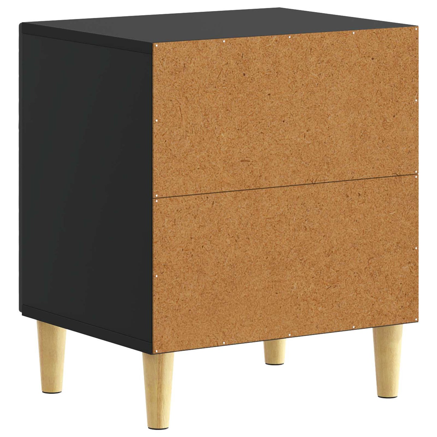 Nattbord Svart 43 x 34,5 x 50 cm Konstruert tre
