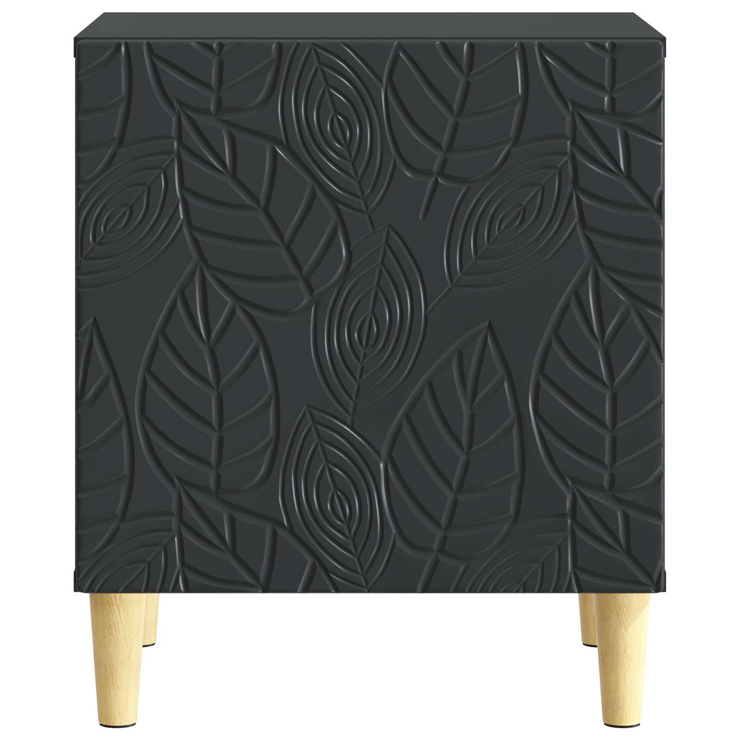 Nattbord Svart 43 x 34,5 x 50 cm Konstruert tre