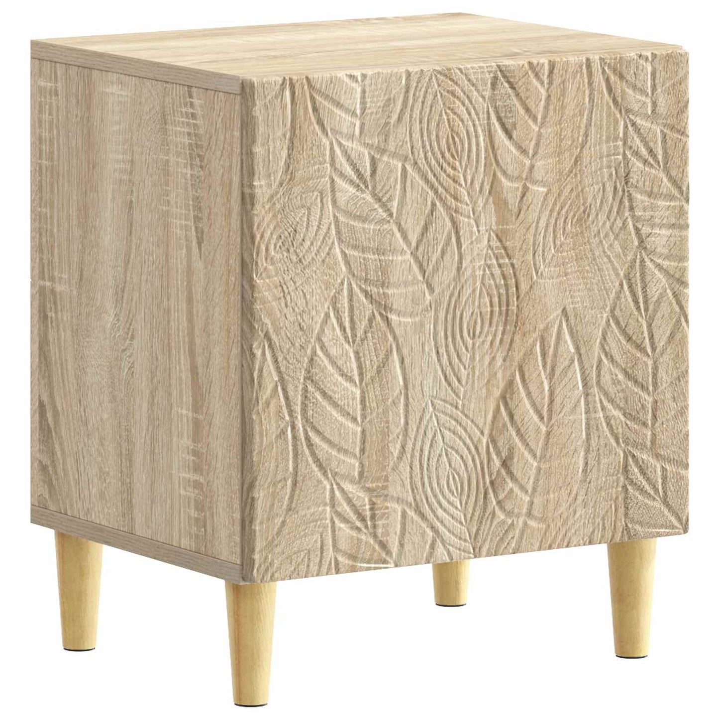 Nattbord 2 pcs Sonoma eik 43 x 34,5 x 50 cm Konstruert tre