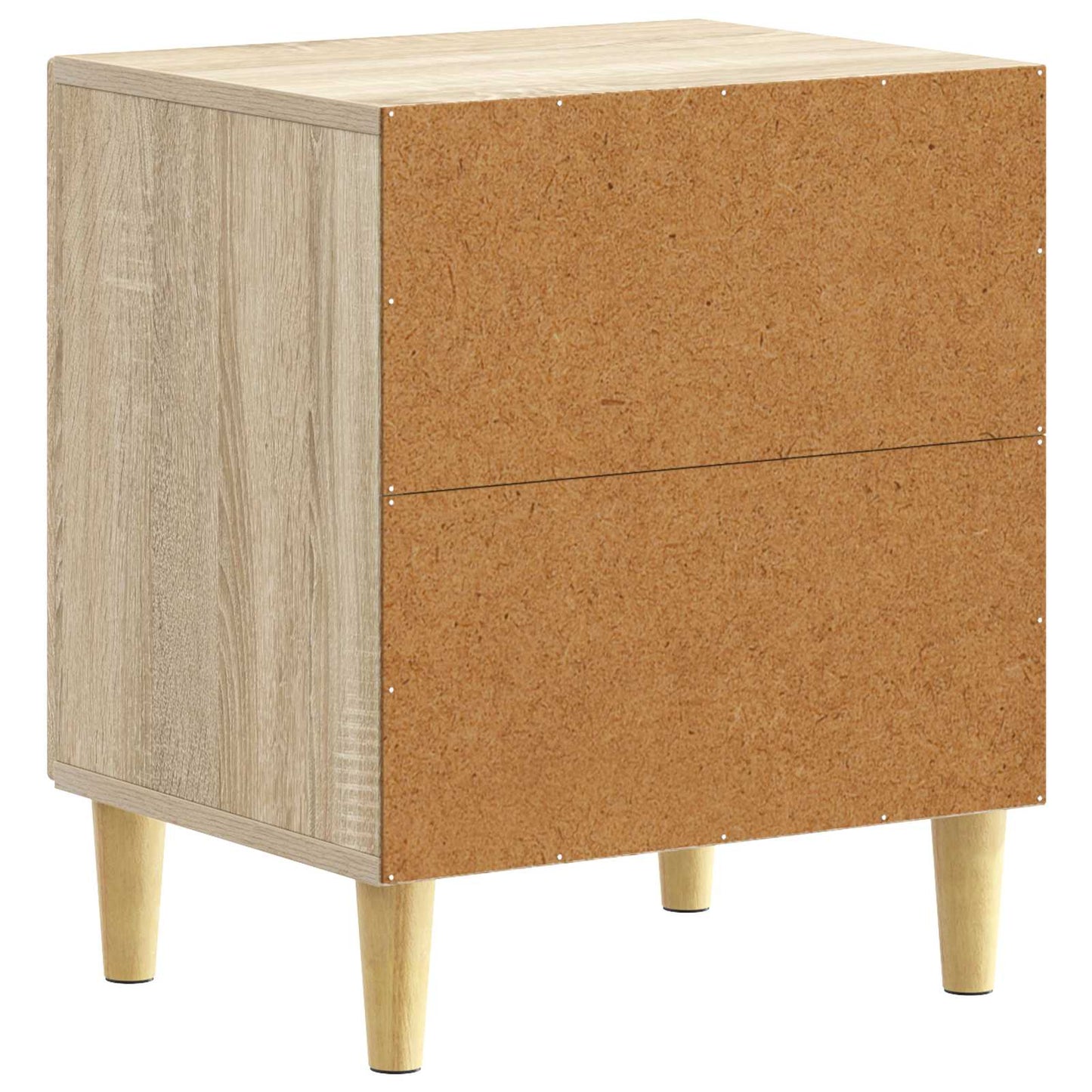 Nattbord 2 pcs Sonoma eik 43 x 34,5 x 50 cm Konstruert tre