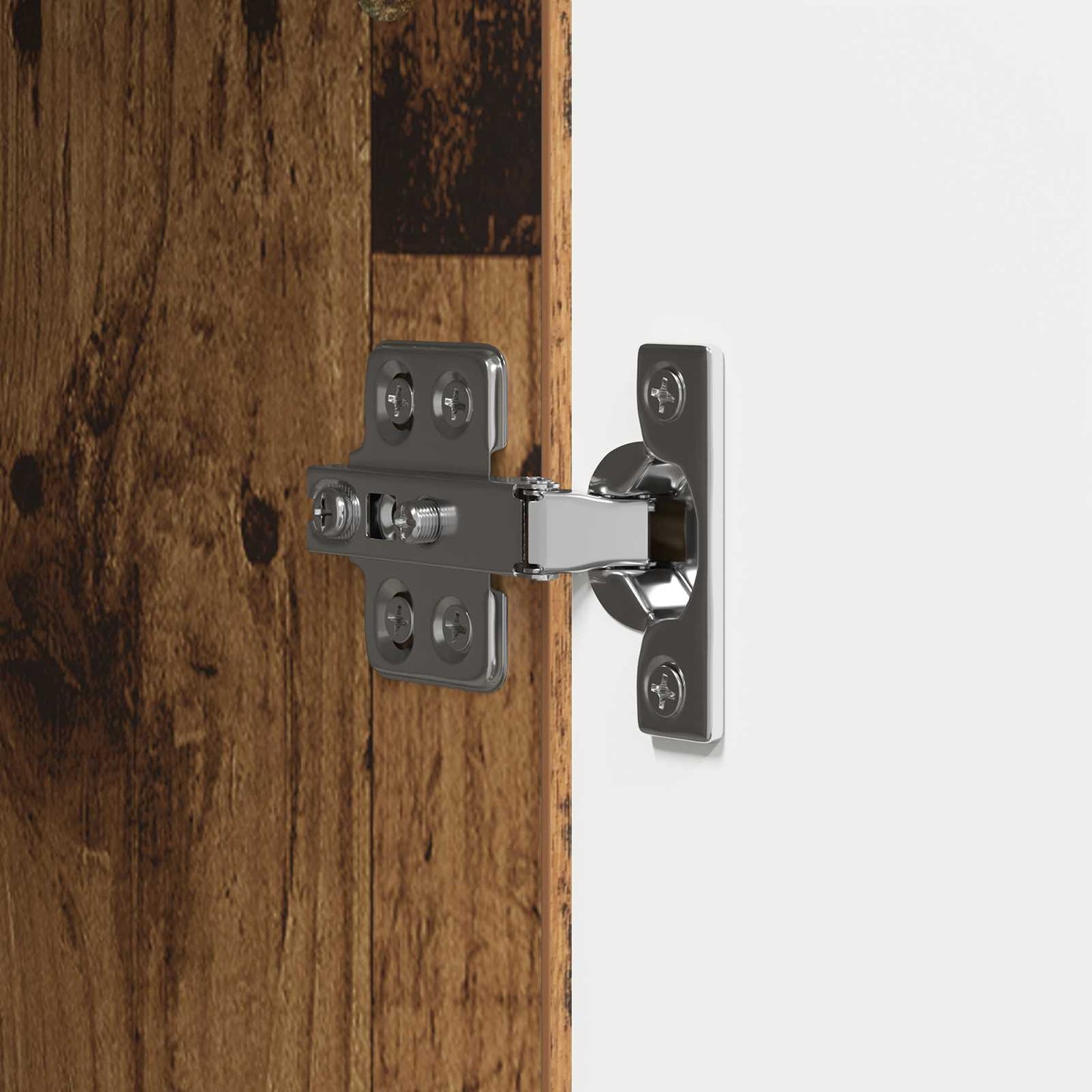 Nattbord 2 pcs Gammelt tre 43 x 34,5 x 50 cm Konstruert tre