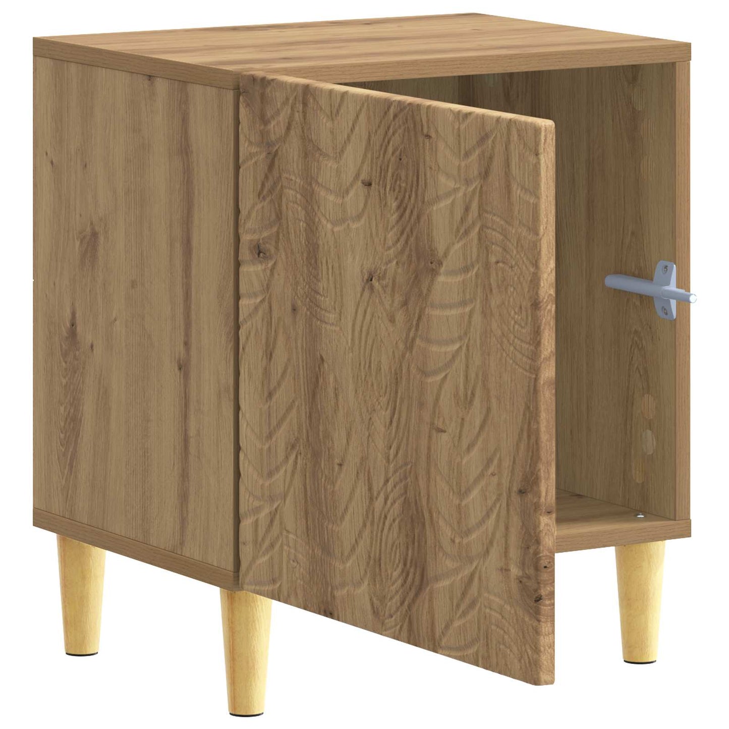 Nattbord 2 pcs Artisan eik 43 x 34,5 x 50 cm Konstruert tre