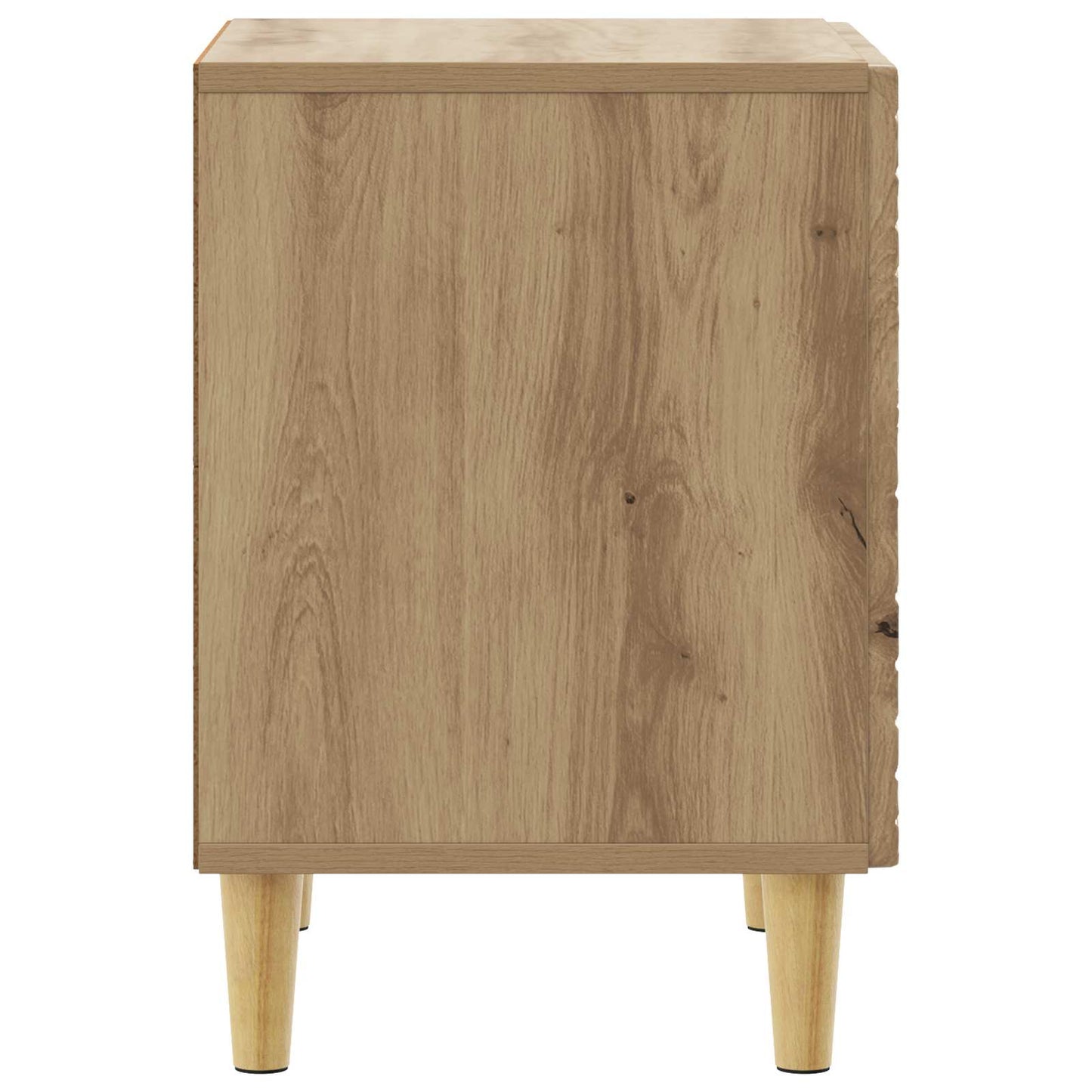 Nattbord 2 pcs Artisan eik 43 x 34,5 x 50 cm Konstruert tre