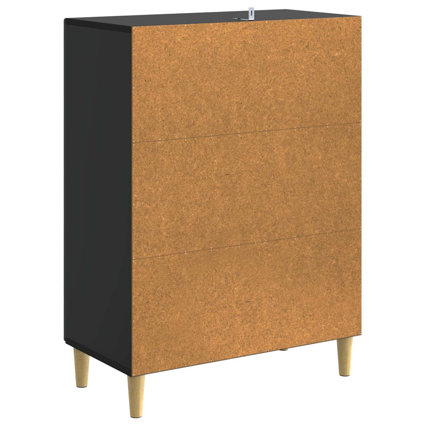 Serviesskap Svart 66 x 34,5 x 90 cm Konstruert tre