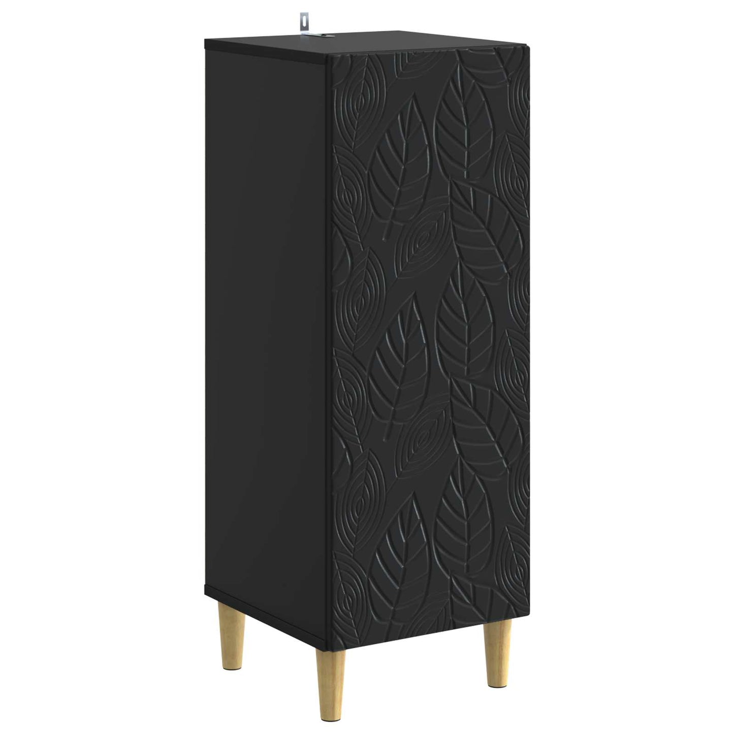 Serviesskap Svart 33 x 34,5 x 90 cm Konstruert tre