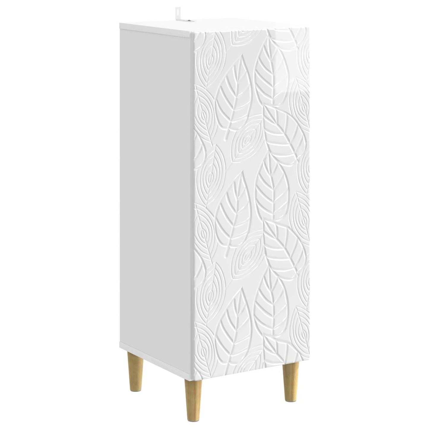 Serviesskap Høgglans hvit 33 x 34,5 x 90 cm Konstruert tre