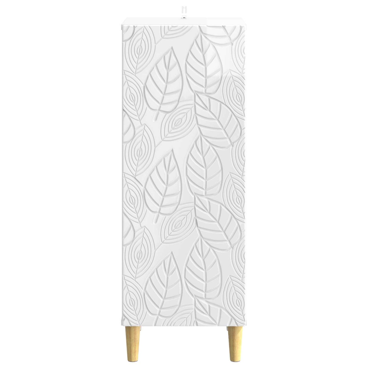 Serviesskap Høgglans hvit 33 x 34,5 x 90 cm Konstruert tre
