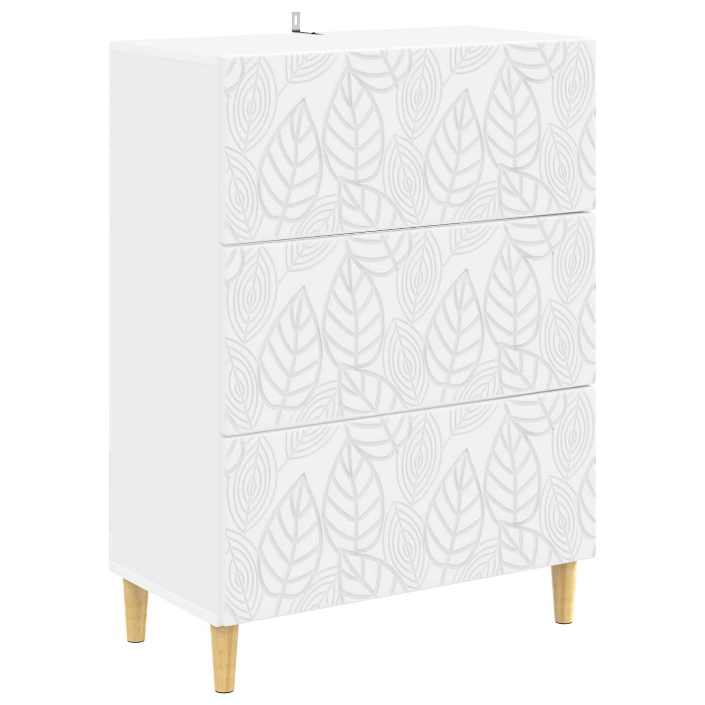 Skuffeskap Hvit 66 x 34,5 x 90 cm Konstruert tre