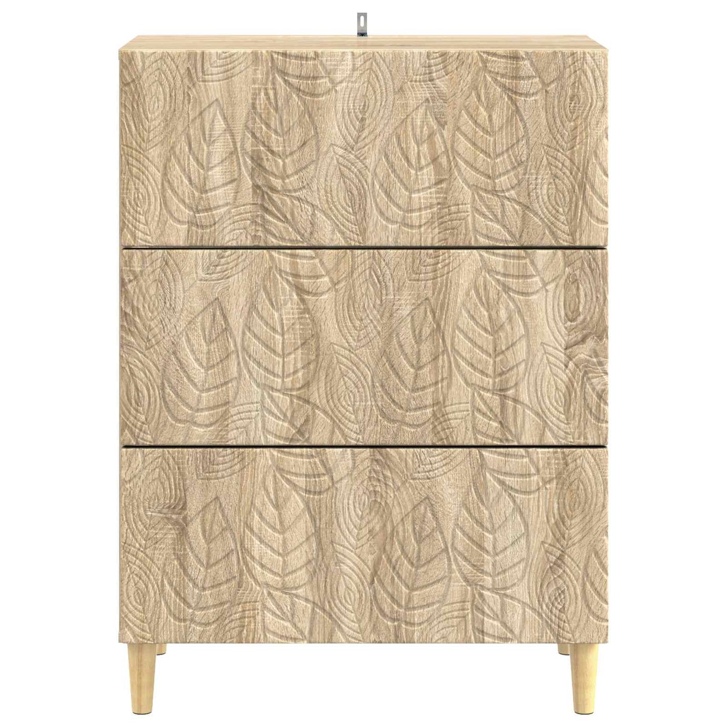 Skuffeskap Sonoma eik 66 x 34,5 x 90 cm Konstruert tre