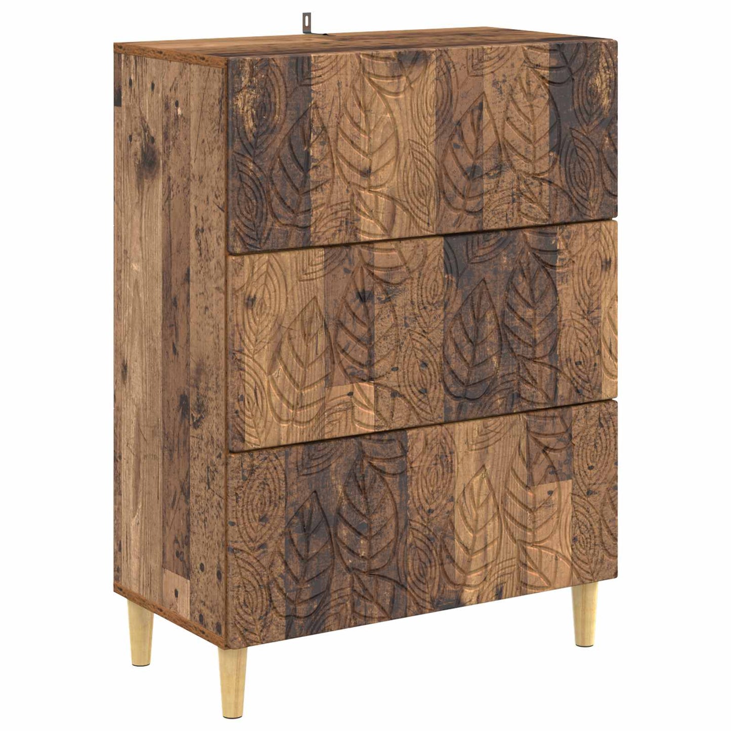 Skuffeskap Gammelt tre 66 x 34,5 x 90 cm Konstruert tre