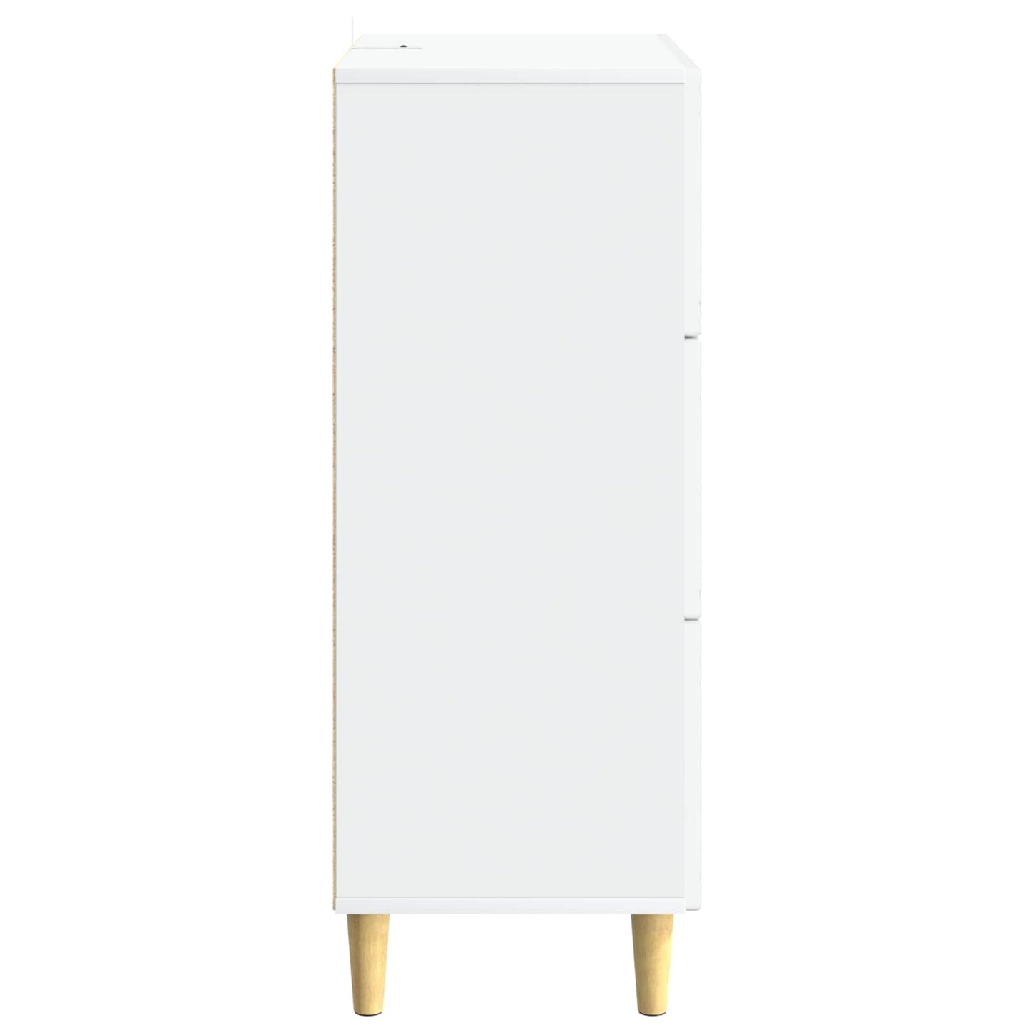 Skuffeskap Hvit 33 x 34,5 x 90 cm Konstruert tre