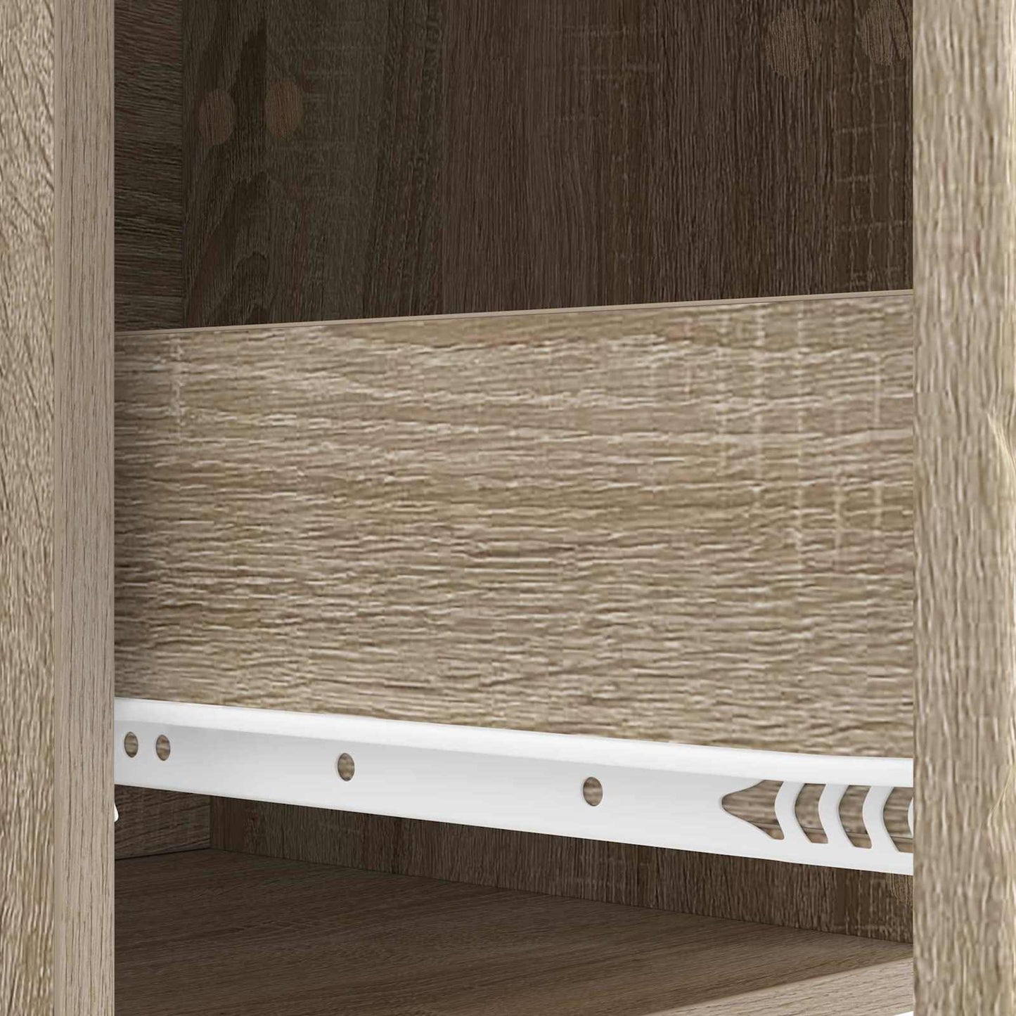 Skuffeskap Sonoma eik 33 x 34,5 x 90 cm Konstruert tre