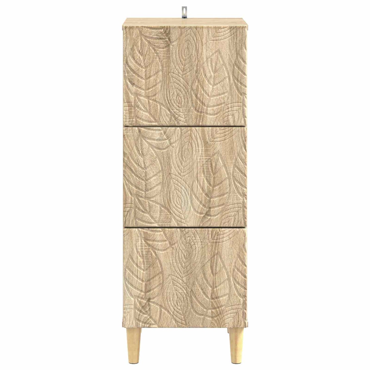 Skuffeskap Sonoma eik 33 x 34,5 x 90 cm Konstruert tre