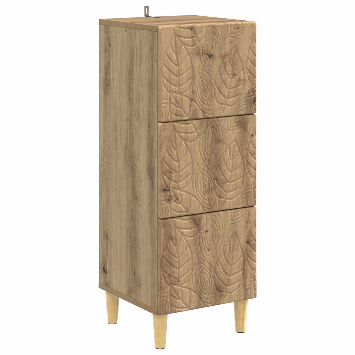 Skuffeskap 33 x 34,5 x 90 cm Konstruert tre Artisan eik