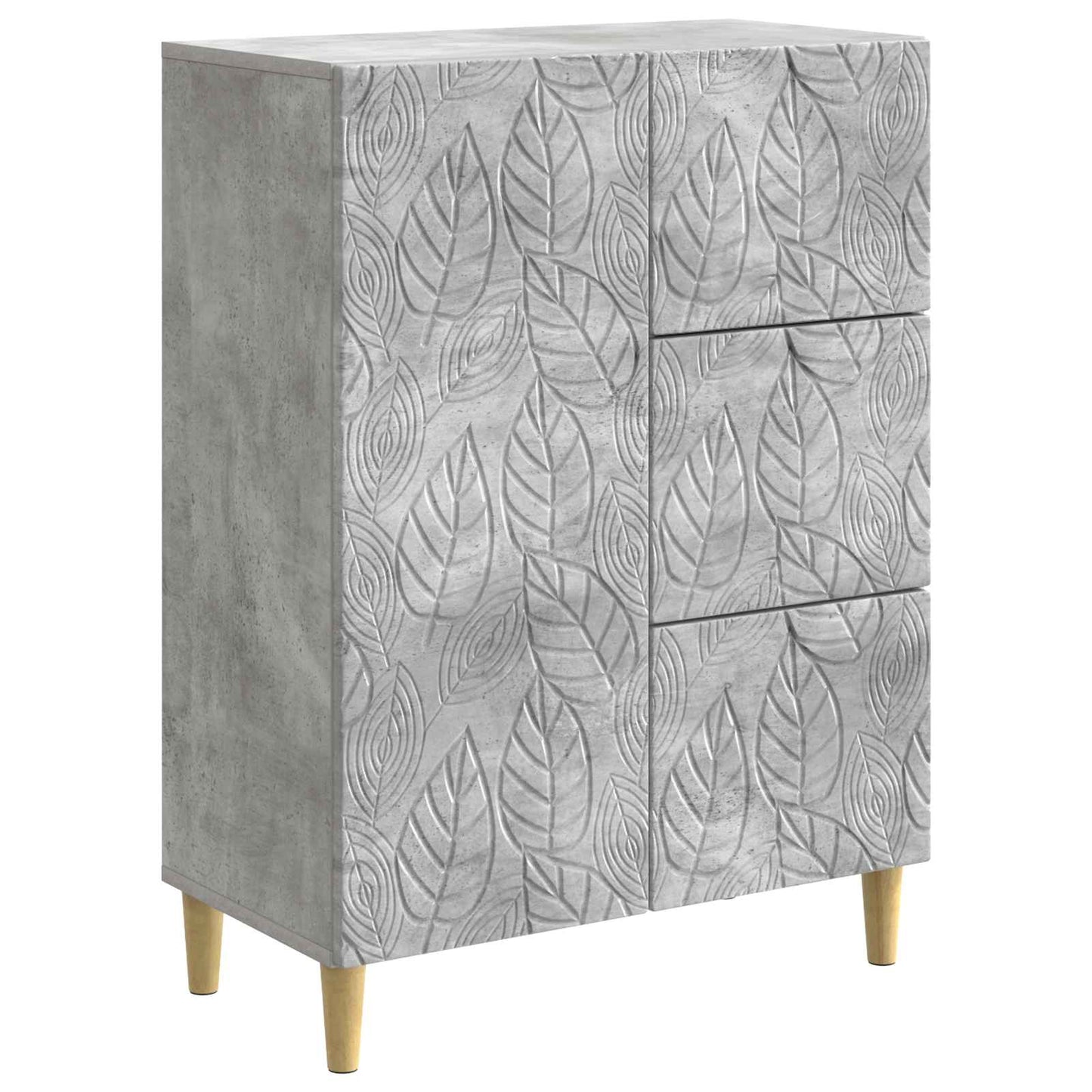 Serviesskap Betonggrå 66 x 34,5 x 90 cm Konstruert tre