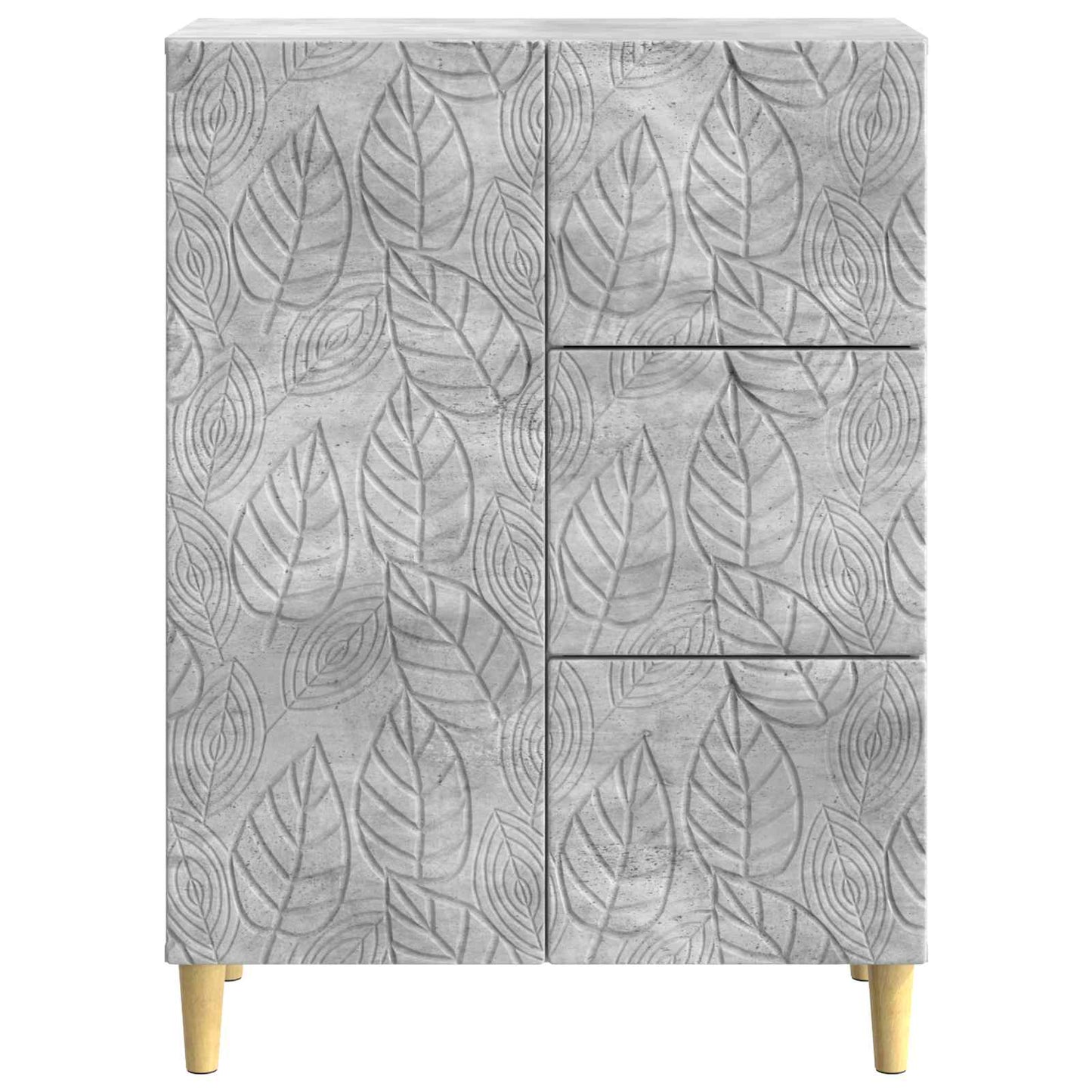 Serviesskap Betonggrå 66 x 34,5 x 90 cm Konstruert tre
