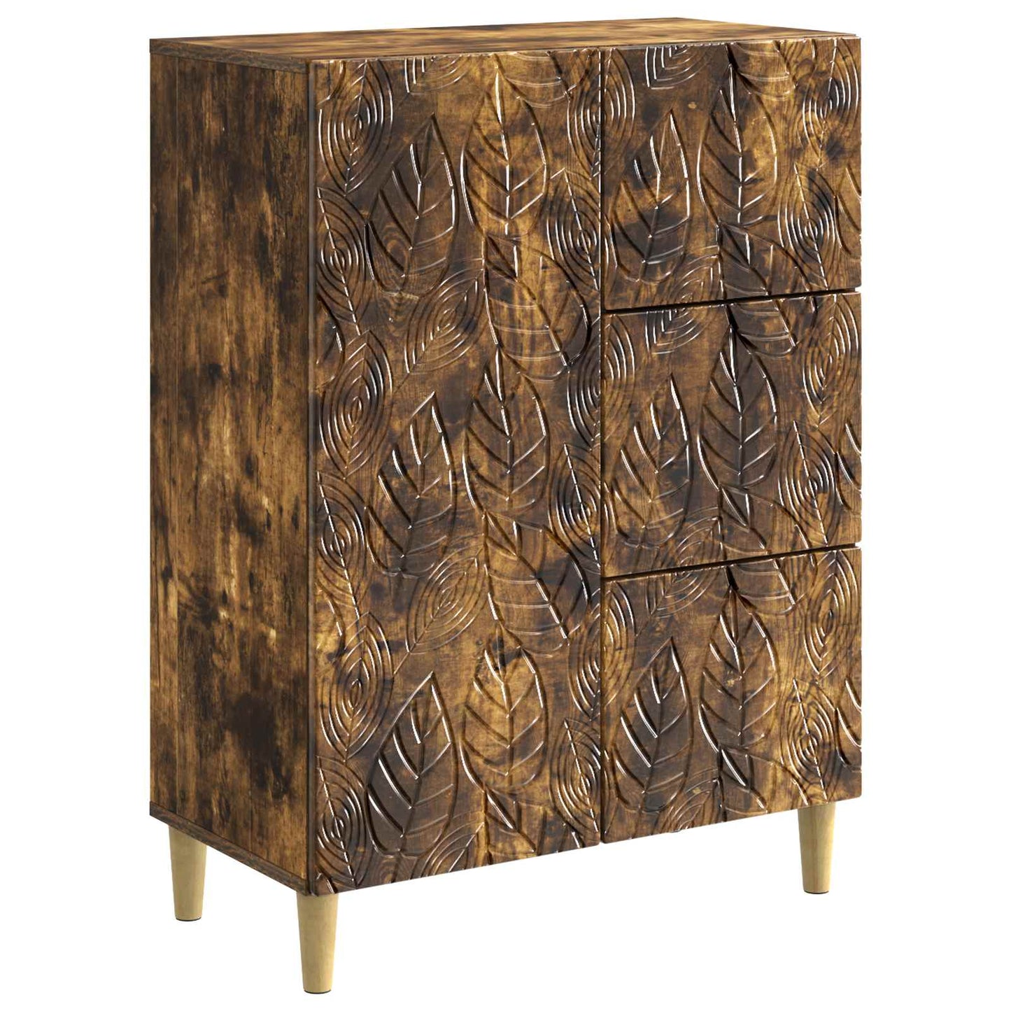 Serviesskap Røkt Eik 66 x 34,5 x 90 cm Konstruert tre