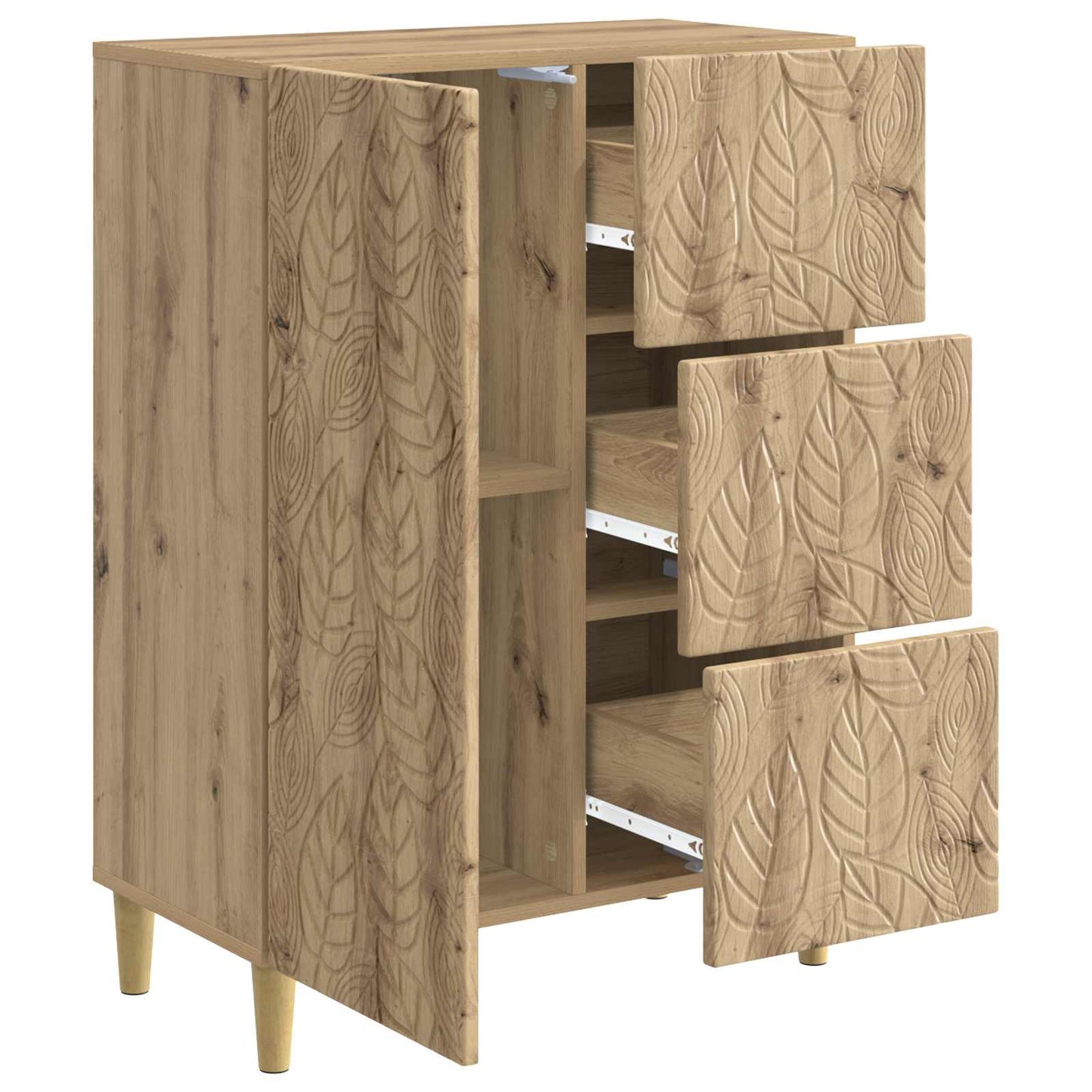 Serviesskap Artisan eik 66 x 34,5 x 90 cm Konstruert tre