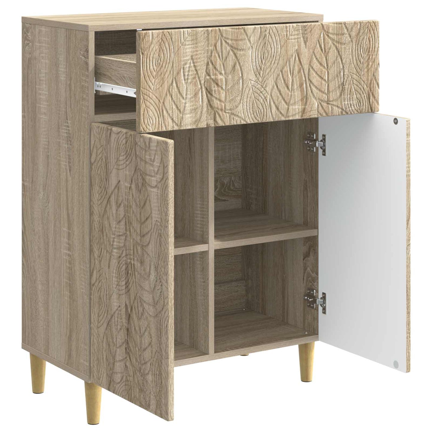 Serviesskap Sonoma eik 66 x 34,5 x 90 cm Konstruert tre