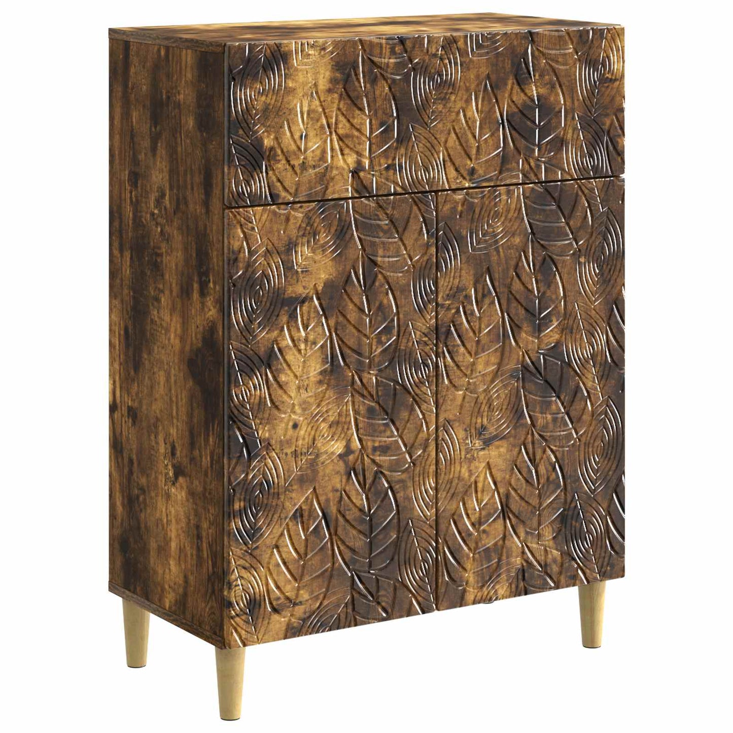 Serviesskap Røkt Eik 66 x 34,5 x 90 cm Konstruert tre