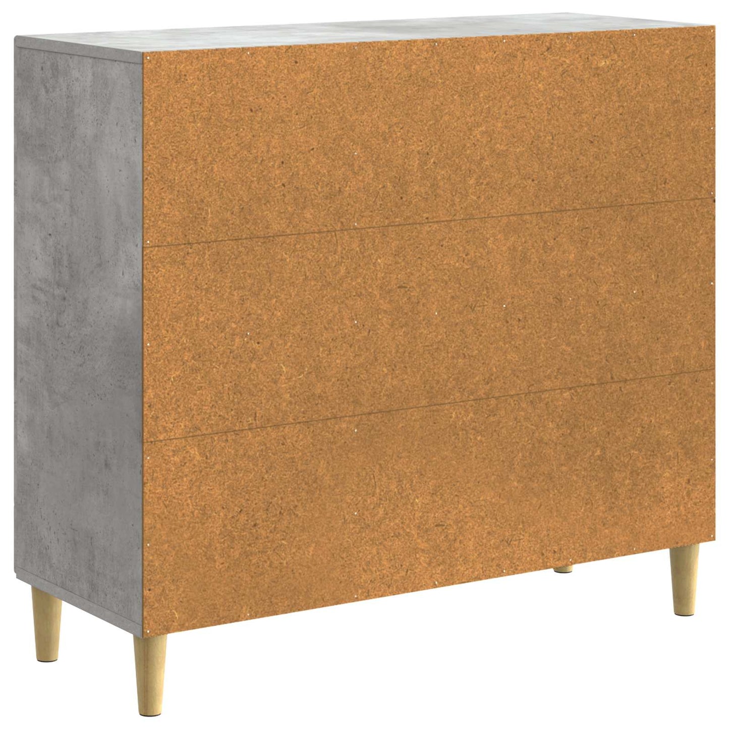 Serviesskap Betonggrå 89 x 34,5 x 80 cm Konstruert tre