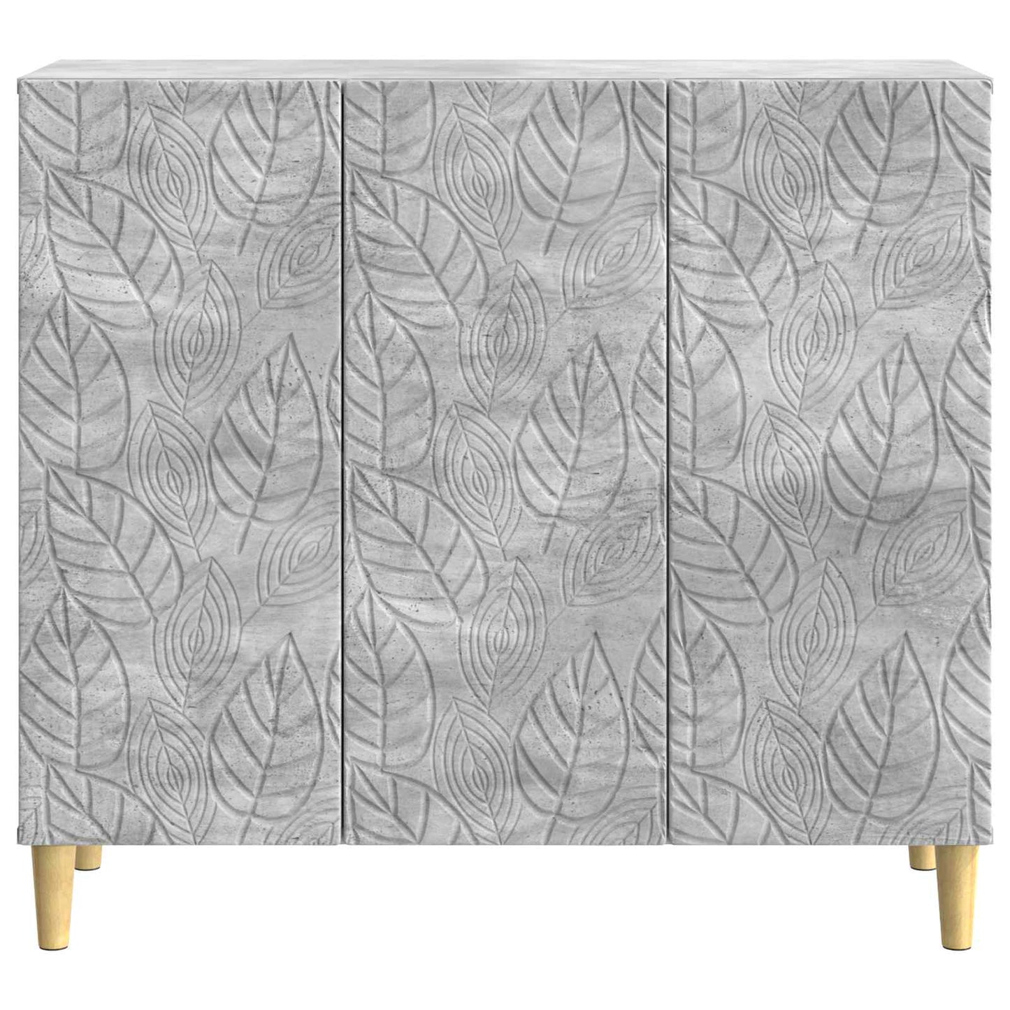 Serviesskap Betonggrå 89 x 34,5 x 80 cm Konstruert tre