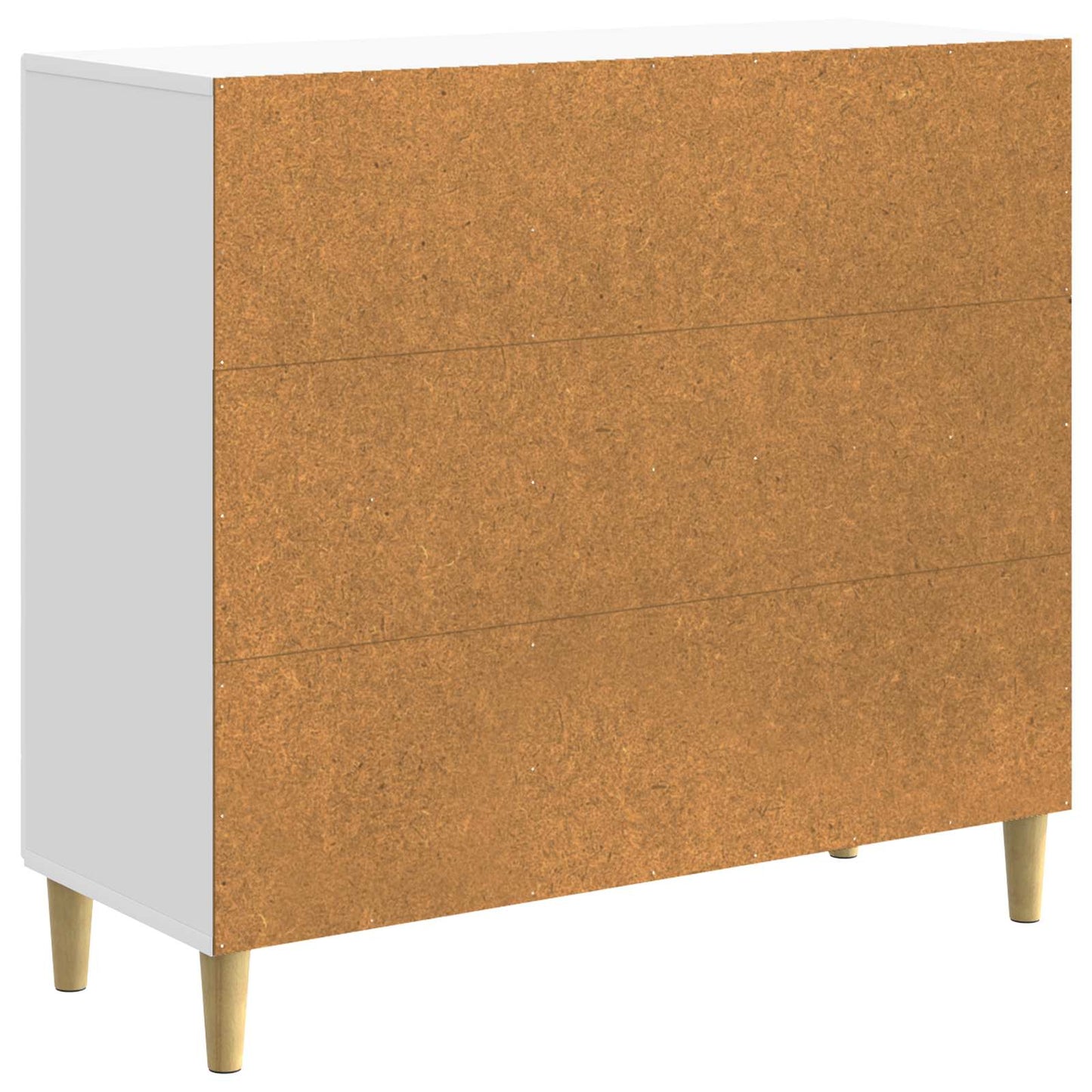 Serviesskap Høgglans hvit 89 x 34,5 x 80 cm Konstruert tre