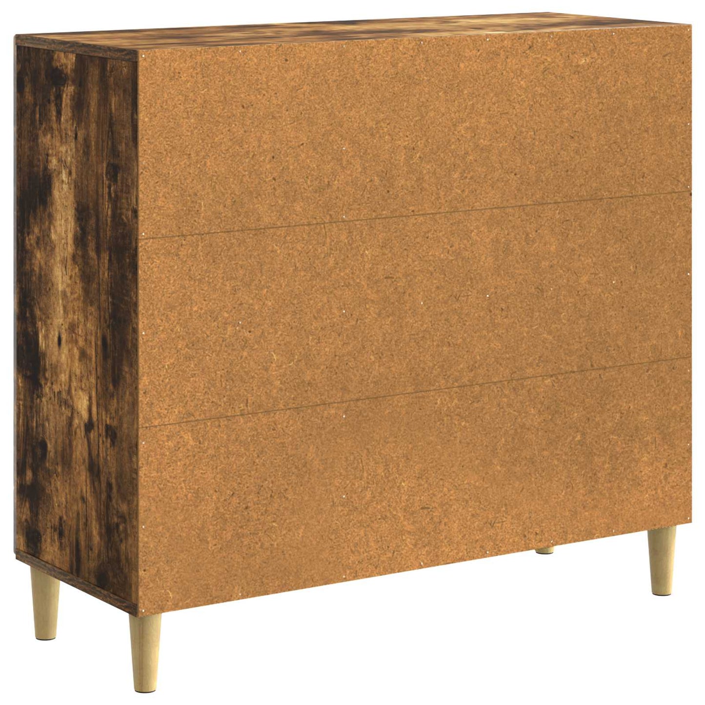 Serviesskap Røkt Eik 89 x 34,5 x 80 cm Konstruert tre