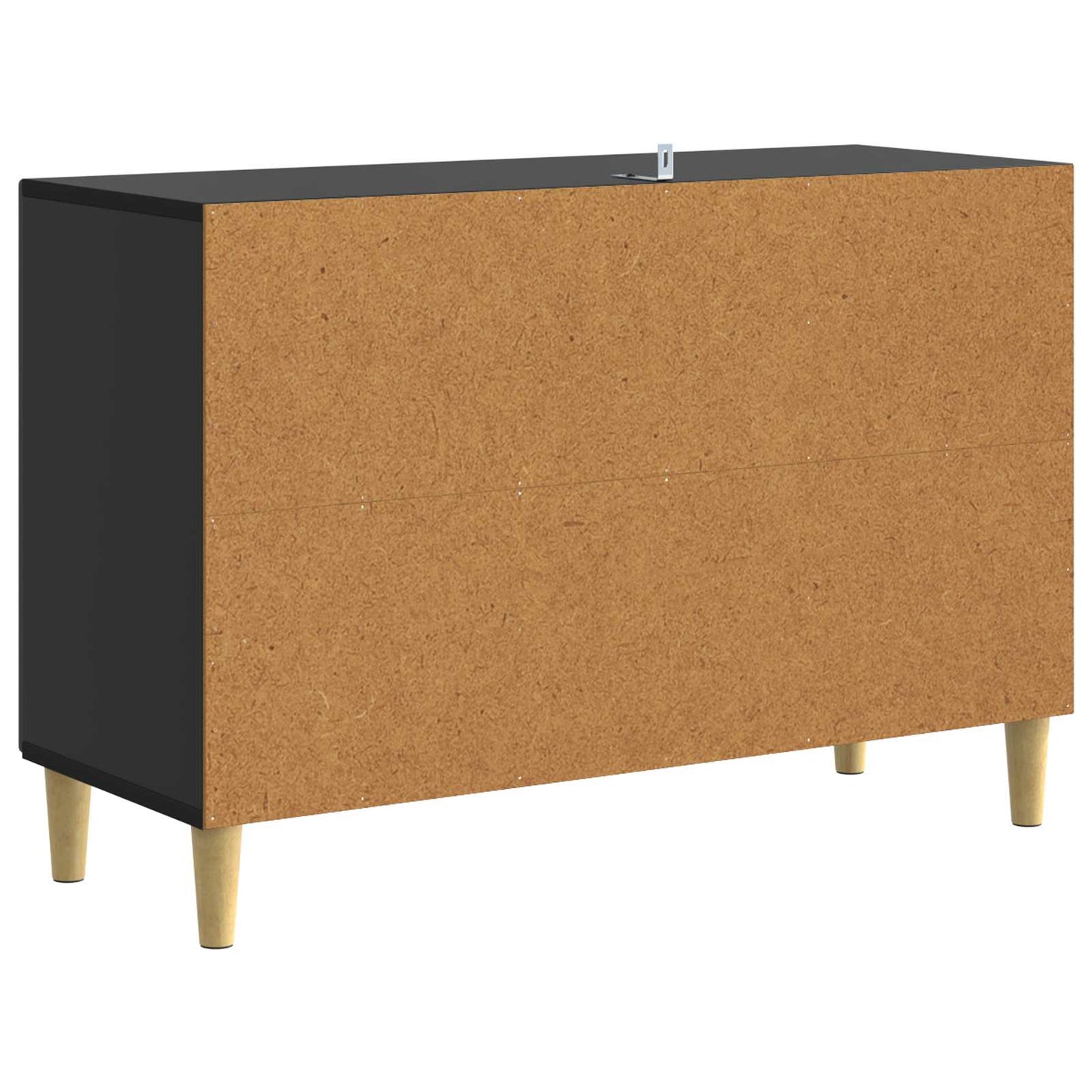 Serviesskap Svart 89 x 34,5 x 60 cm Konstruert tre
