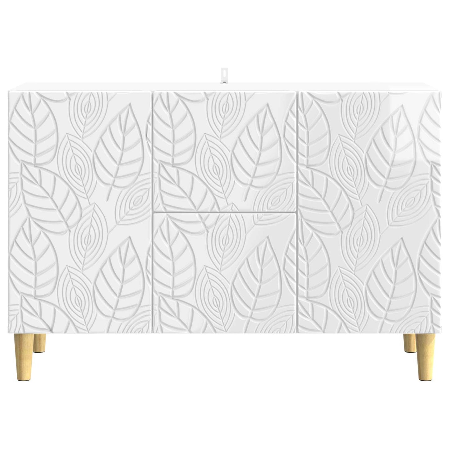 Serviesskap Høgglans hvit 89 x 34,5 x 60 cm Konstruert tre