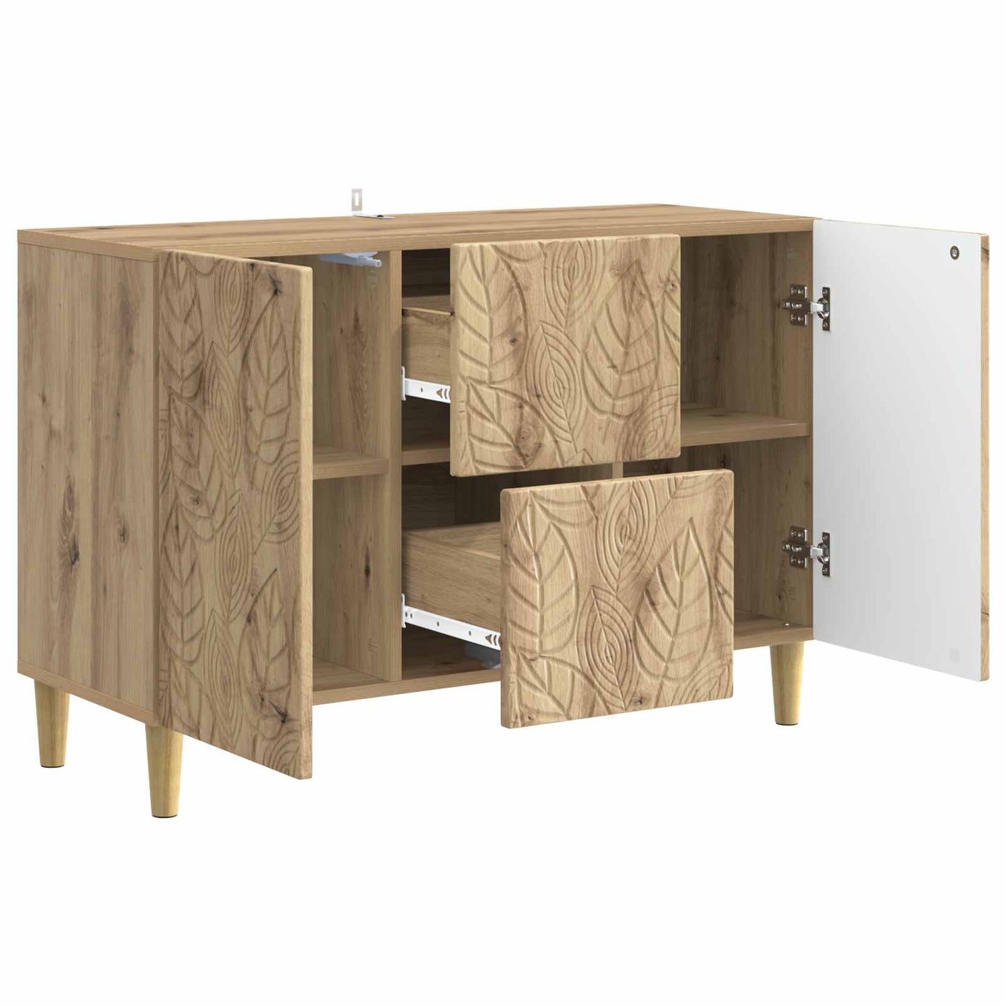 Serviesskap Artisan eik 89 x 34,5 x 60 cm Konstruert tre
