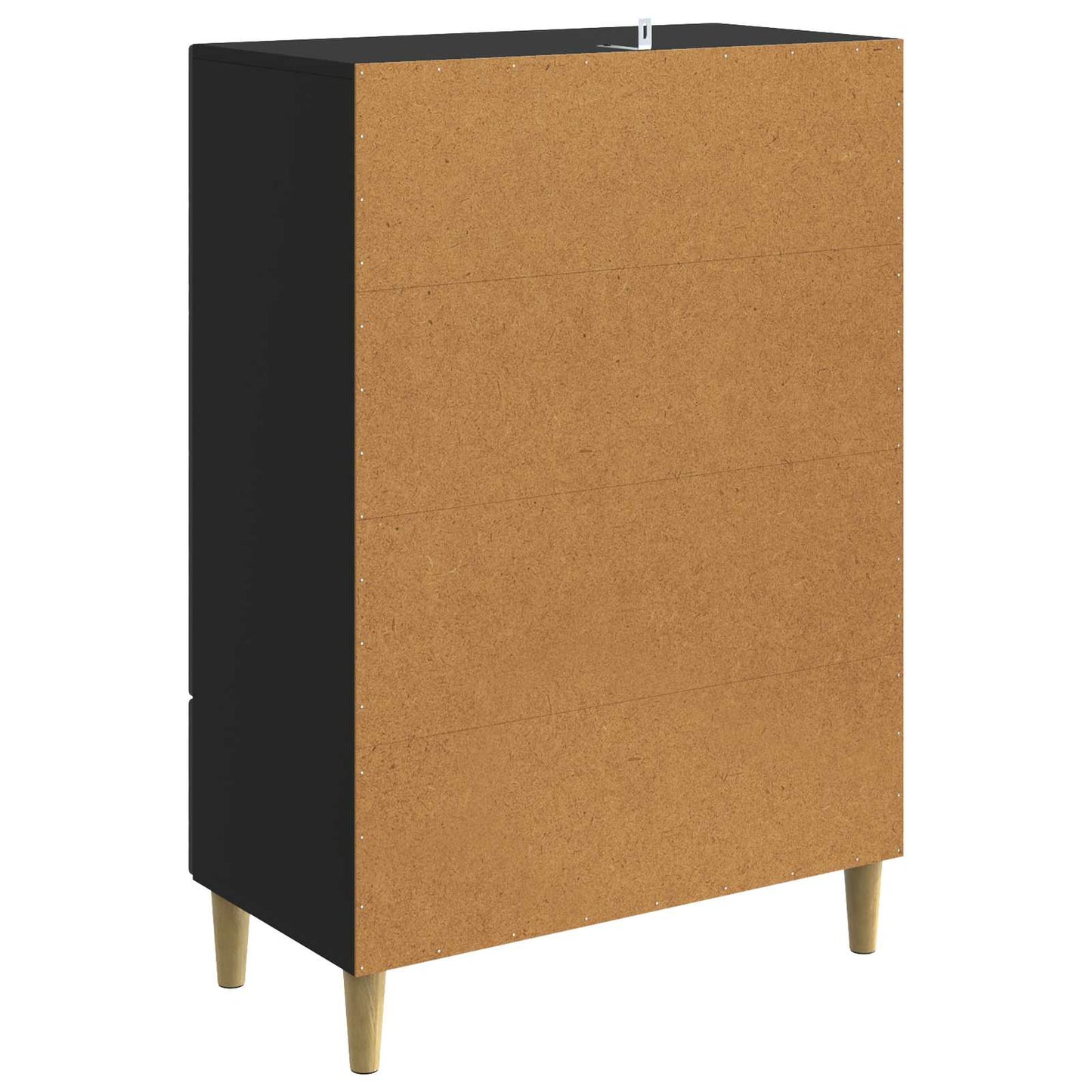 Serviesskap Svart 66 x 34,5 x 95 cm Konstruert tre