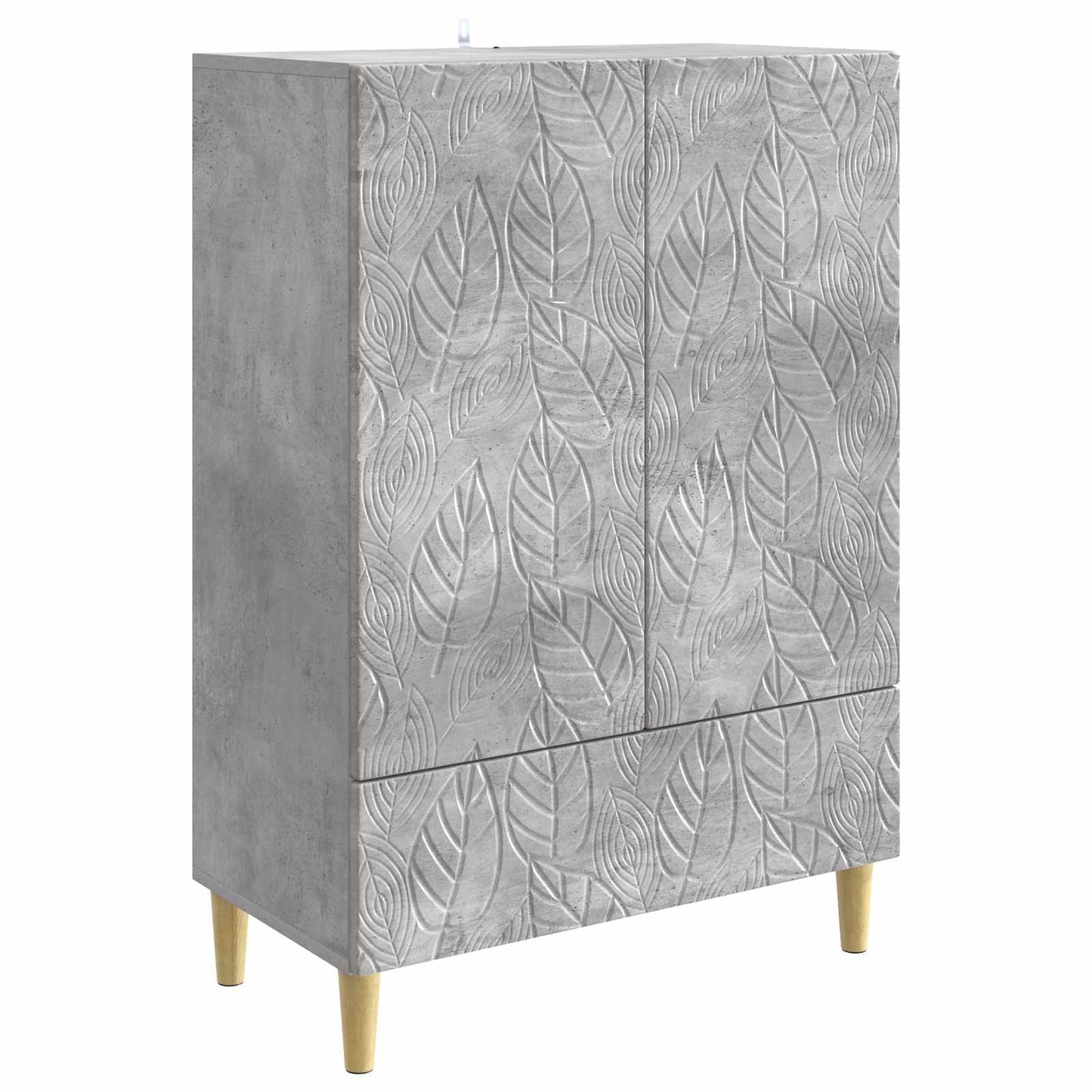 Serviesskap Betonggrå 66 x 34,5 x 95 cm Konstruert tre