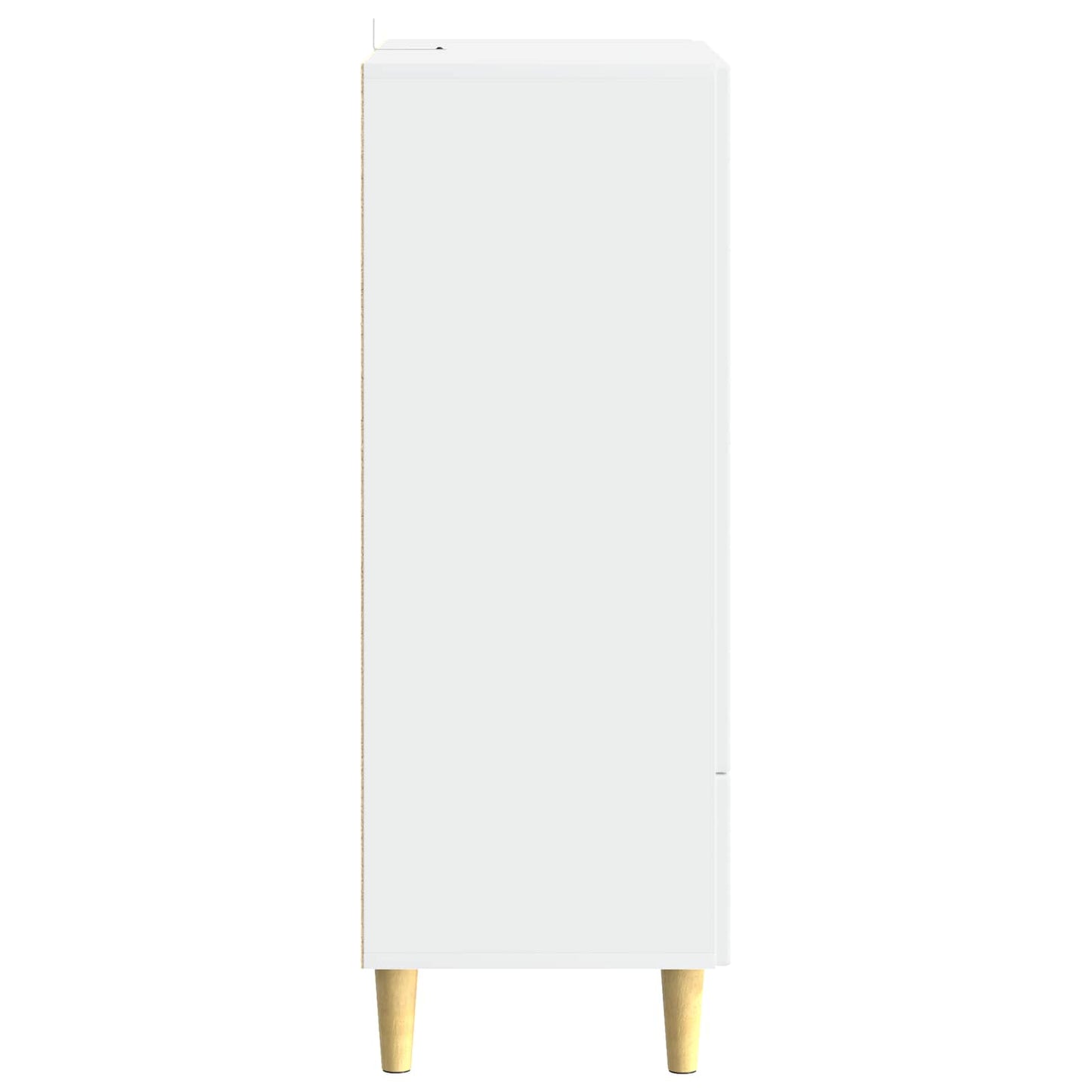 Serviesskap Høgglans hvit 66 x 34,5 x 95 cm Konstruert tre