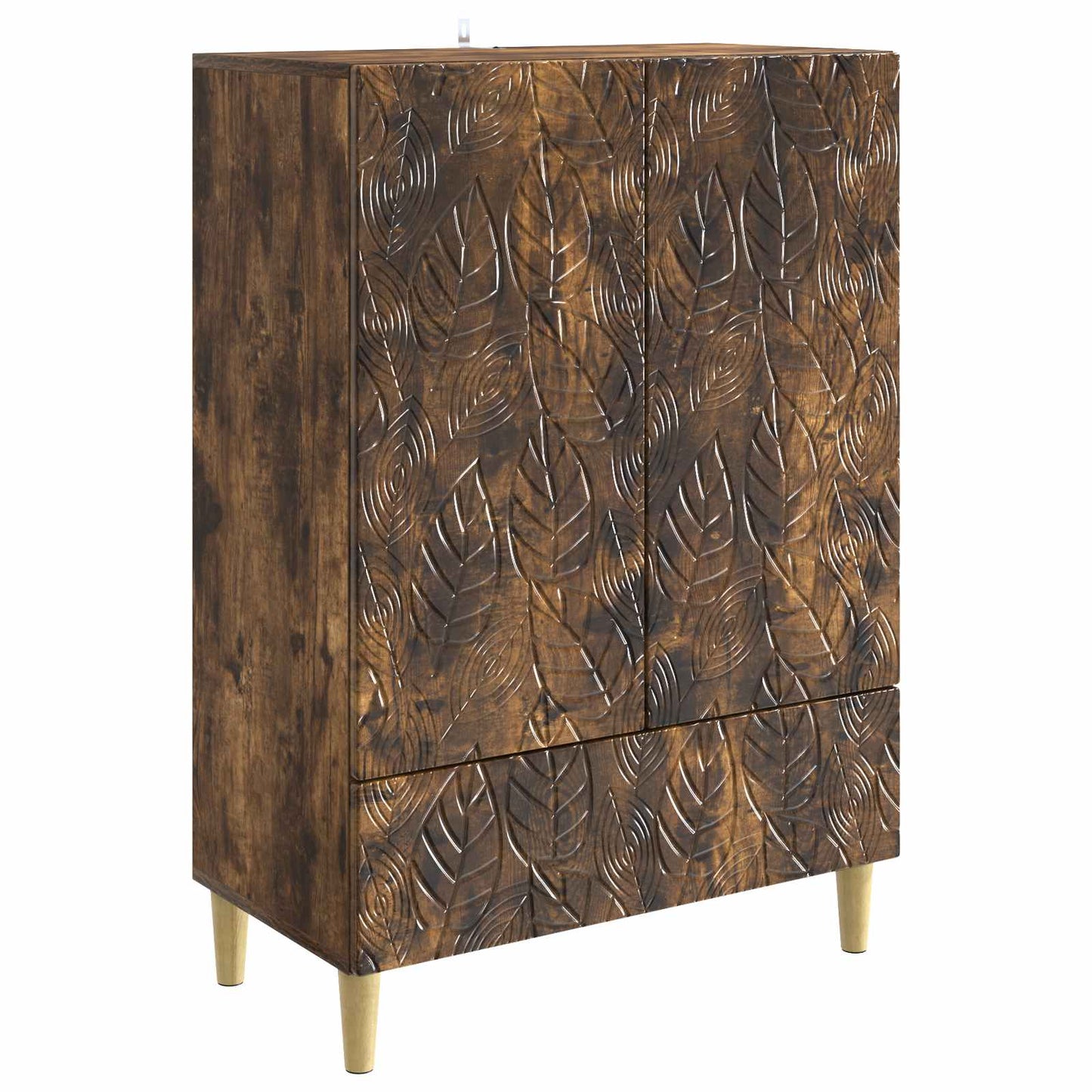 Serviesskap Røkt Eik 66 x 34,5 x 95 cm Konstruert tre