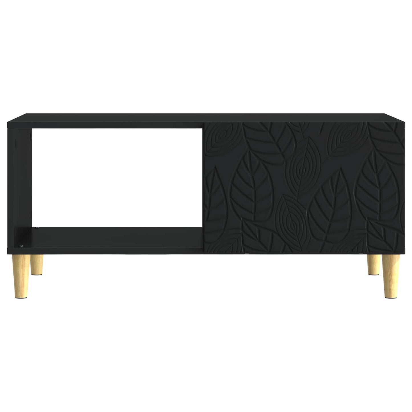 Kaffebord Svart 90 x 50 x 40 cm Konstruert tre