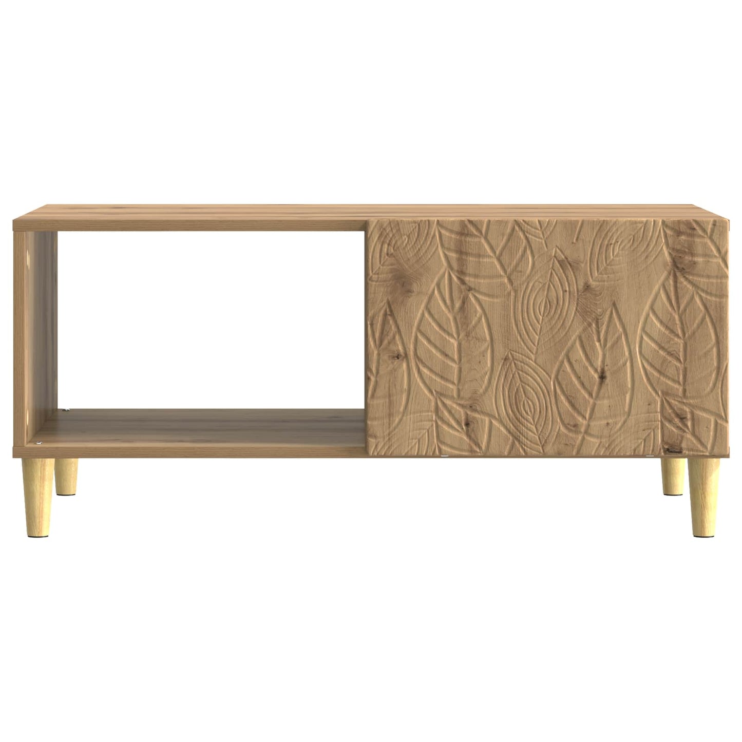 Kaffebord Artisan eik 90 x 50 x 40 cm Konstruert tre