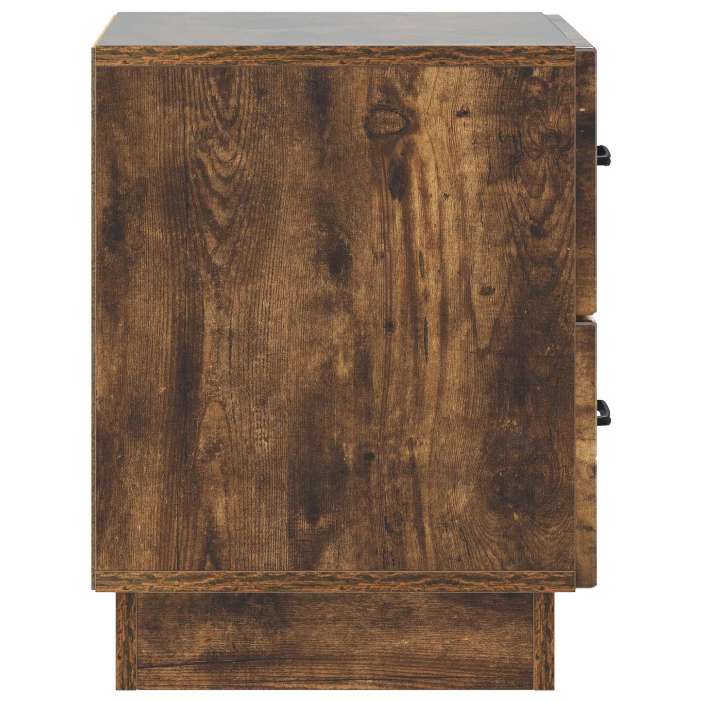 Nattbordskap 2 pcs Røkt Eik 43 x 34,5 x 44,5 cm Konstruert tre