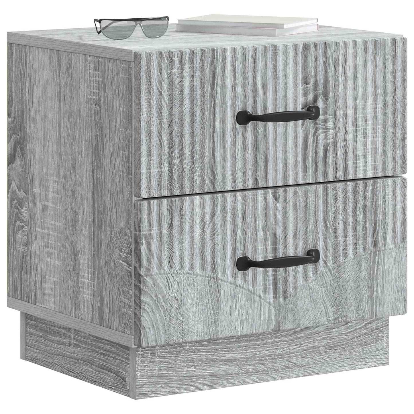 Nattbordskap Grå sonoma 43 x 34,5 x 44,5 cm Konstruert tre