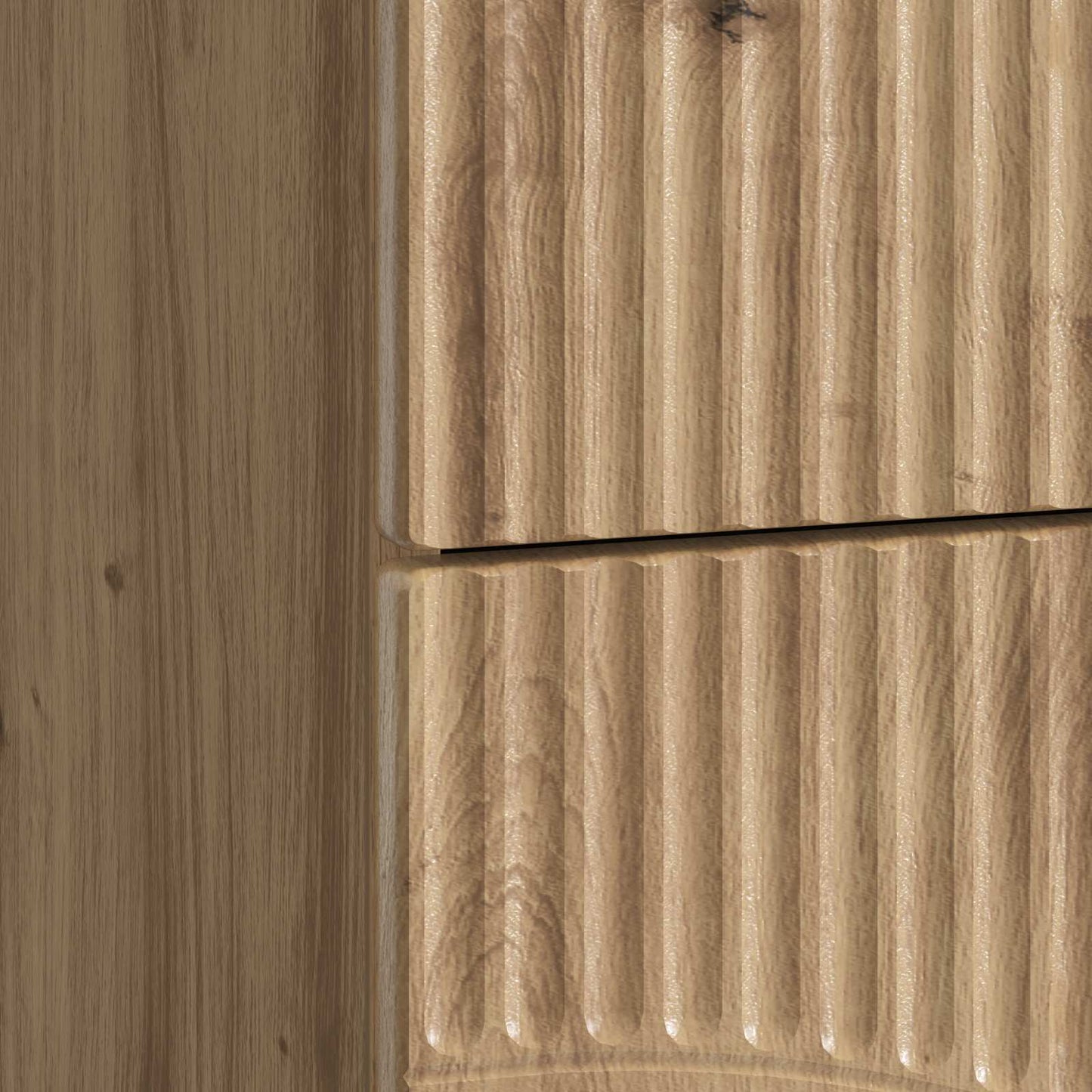 Nattbordskap Artisan eik 43 x 34,5 x 44,5 cm Konstruert tre