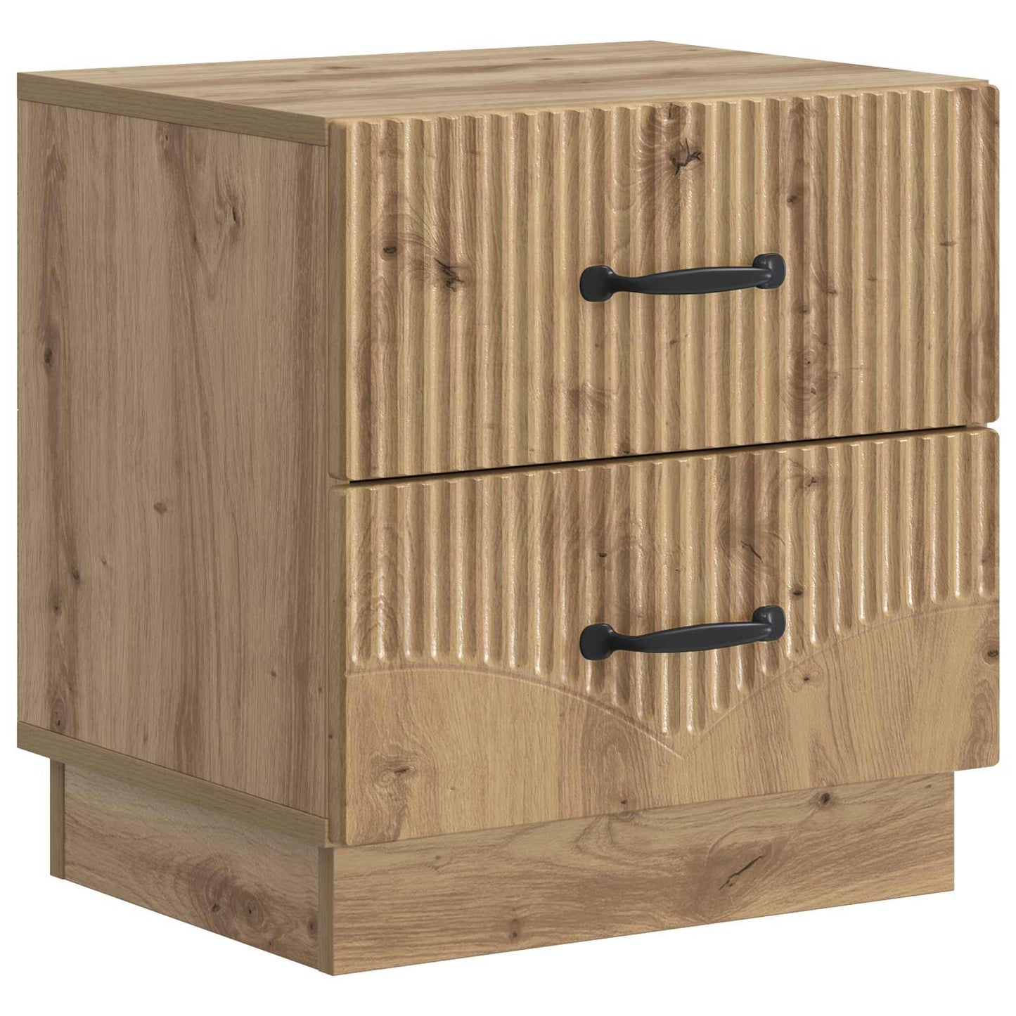 Nattbordskap med skuff 2 pcs Artisan eik 43 x 34,5 x 44,5 cm