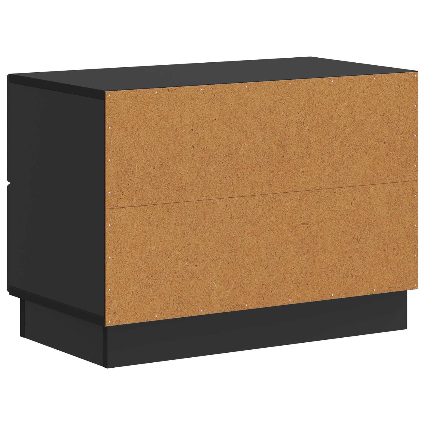 Nattbordskap med skuff Svart 62 x 34,5 x 44,5 cm Konstruert tre