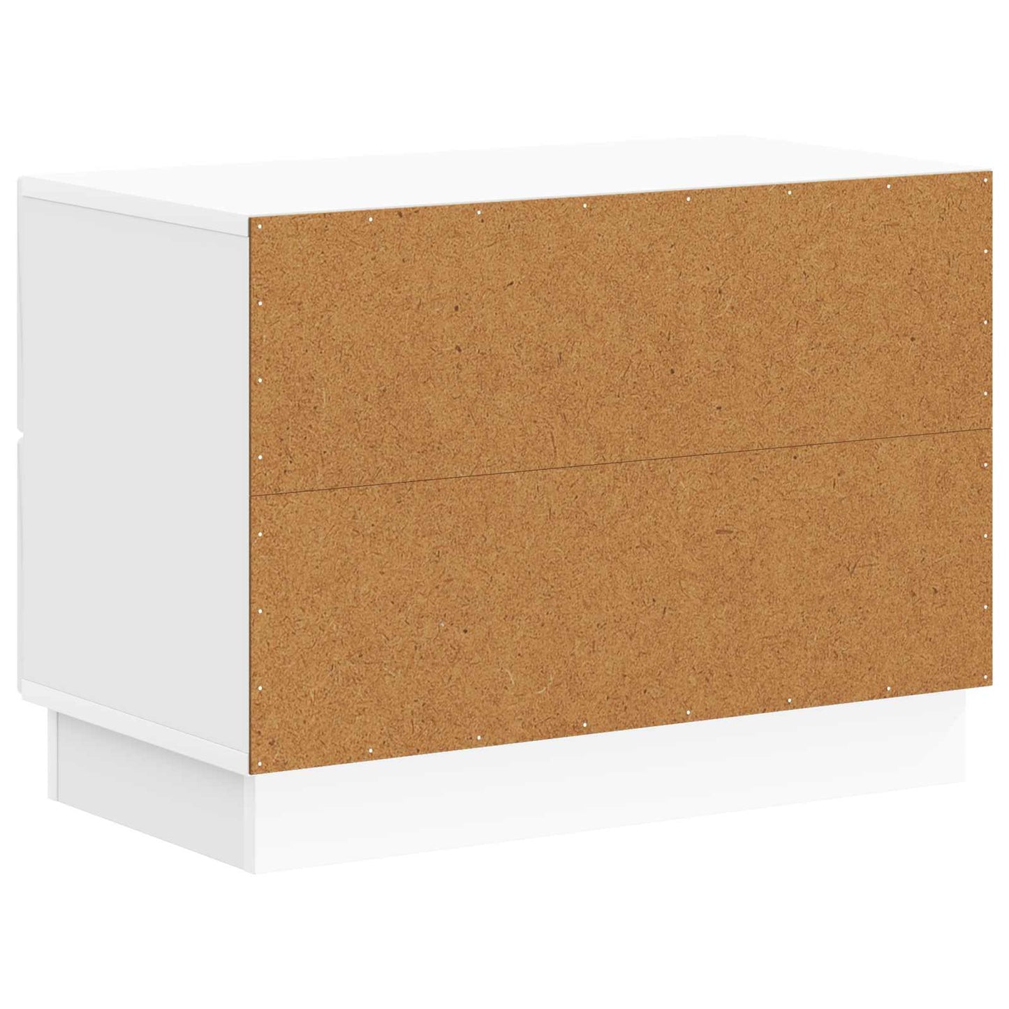 Nattbordskap Høgglans hvit 62 x 34,5 x 44,5 cm Konstruert tre