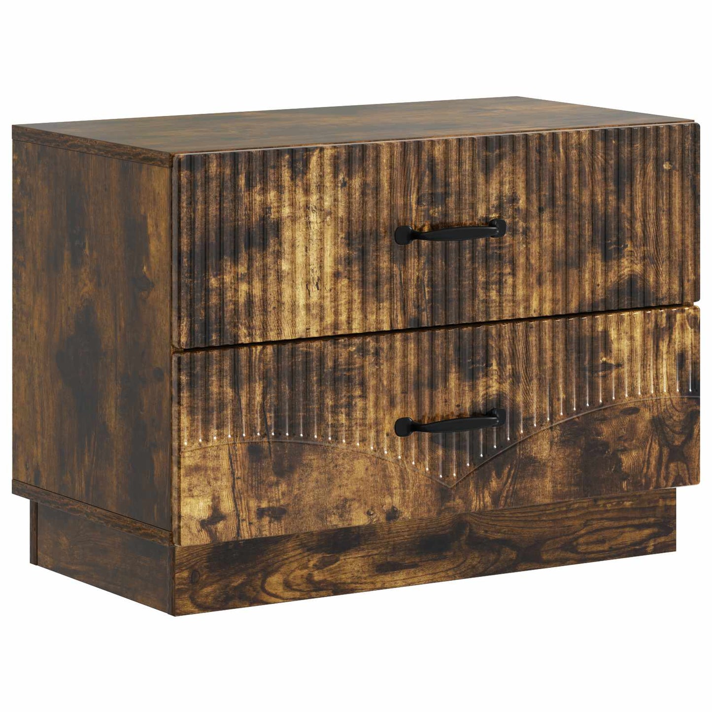 Nattbordskap Røkt Eik 62 x 34,5 x 44,5 cm Konstruert tre